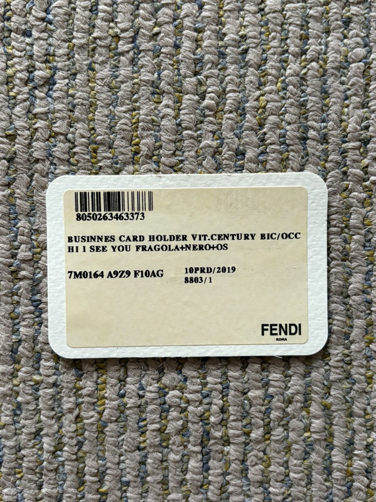 Fendi *RARE* Gold Monster Eye Red Leather Card Holder Size ONE SIZE - 5 Thumbnail