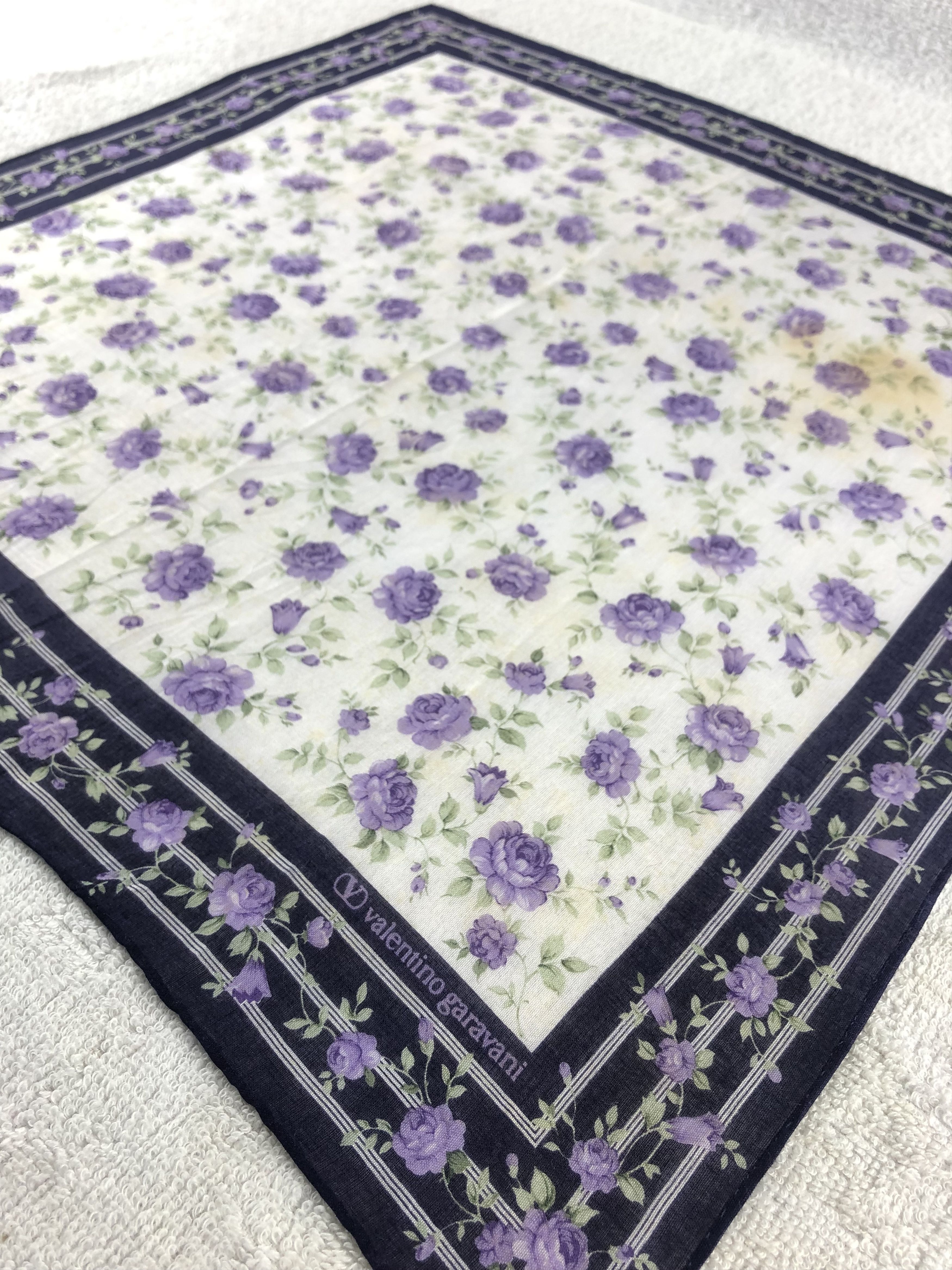Valentino × Vintage Valentino Garavani Handkerchief / Bandana / Neckerchief Size ONE SIZE - 4 Thumbnail
