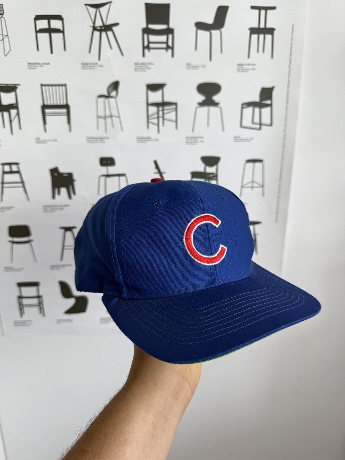 MLB Vintage 90s Chicago Cubes MLB snapback cap USA sportswear y2k Size ONE SIZE - 1 Thumbnail