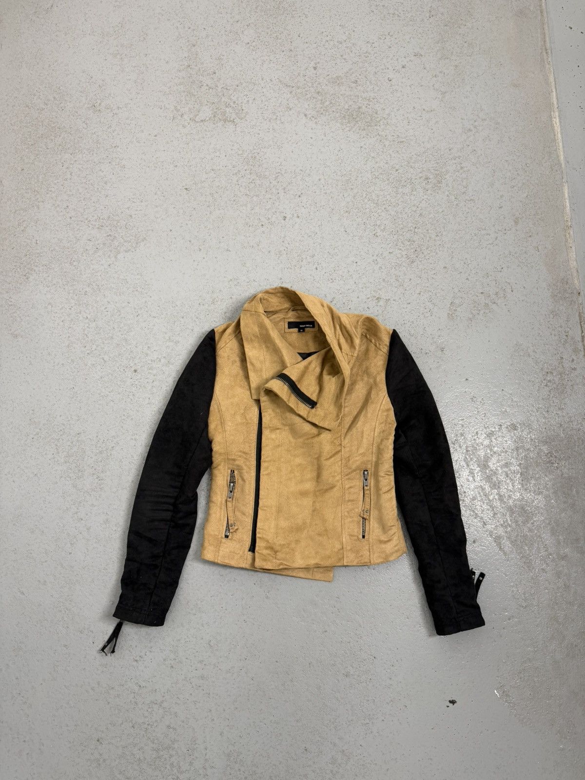 Other Avant-garde Rick Type Zip Suede Deconstructed Jacket Size S / US 4 / IT 40 - 2 Thumbnail