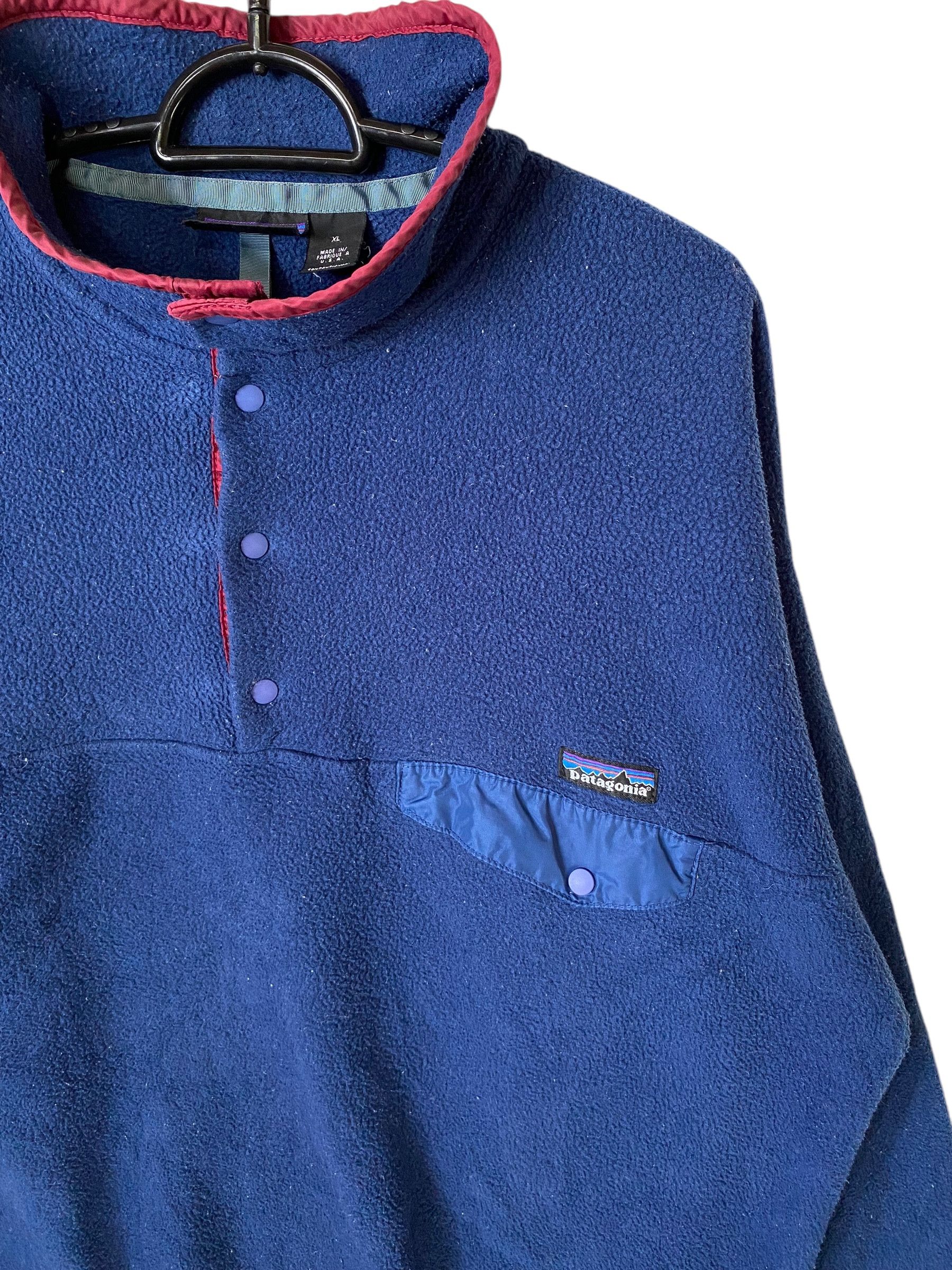 Patagonia 90s Patagonia synchilla snap-T fleece jacket Size US XL / EU 56 / 4 - 3 Thumbnail