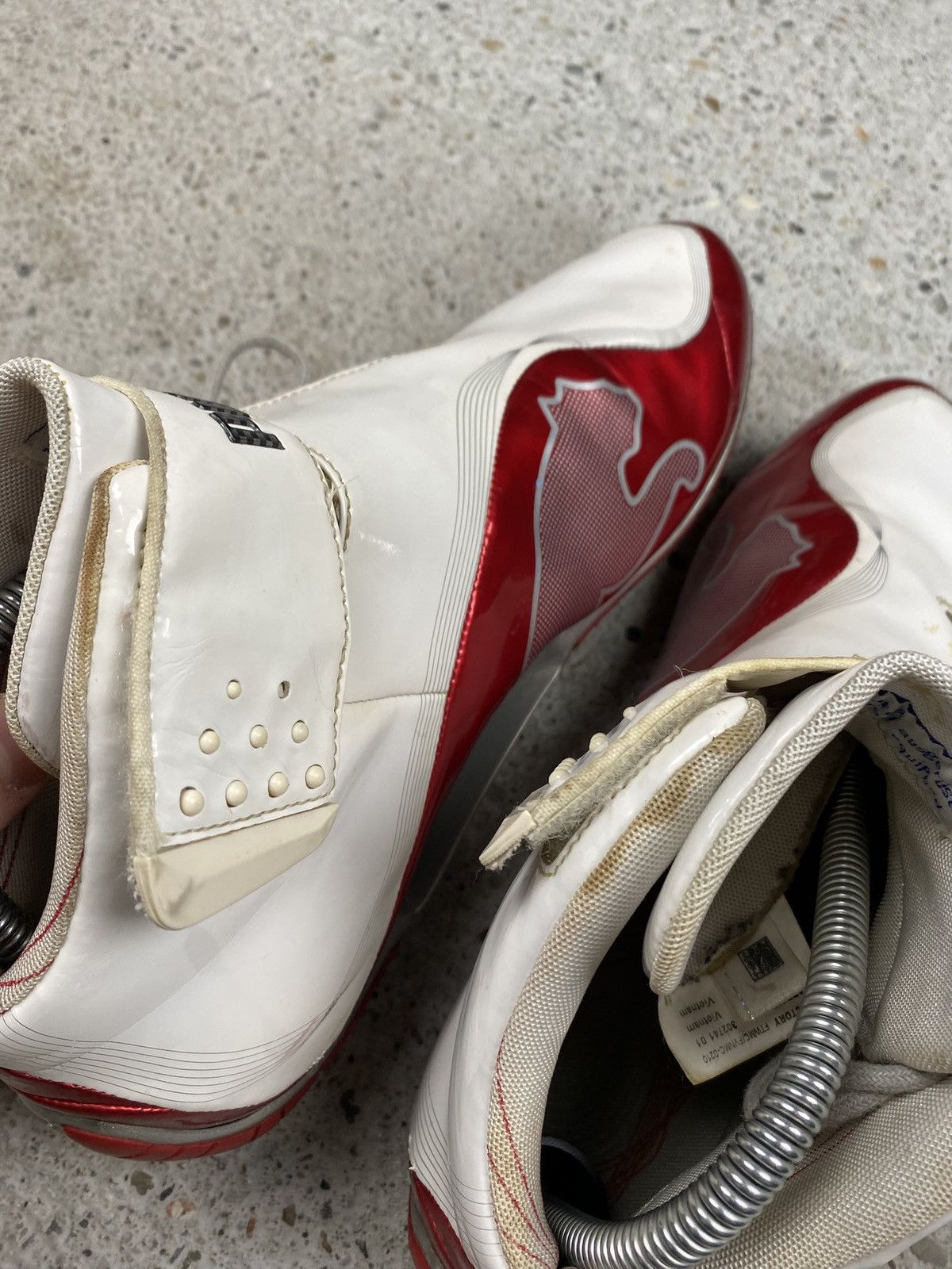 Puma Puma ferrari high top sneakers flats racing vintage retro Size US 8.5 / EU 41-42 - 9 Thumbnail