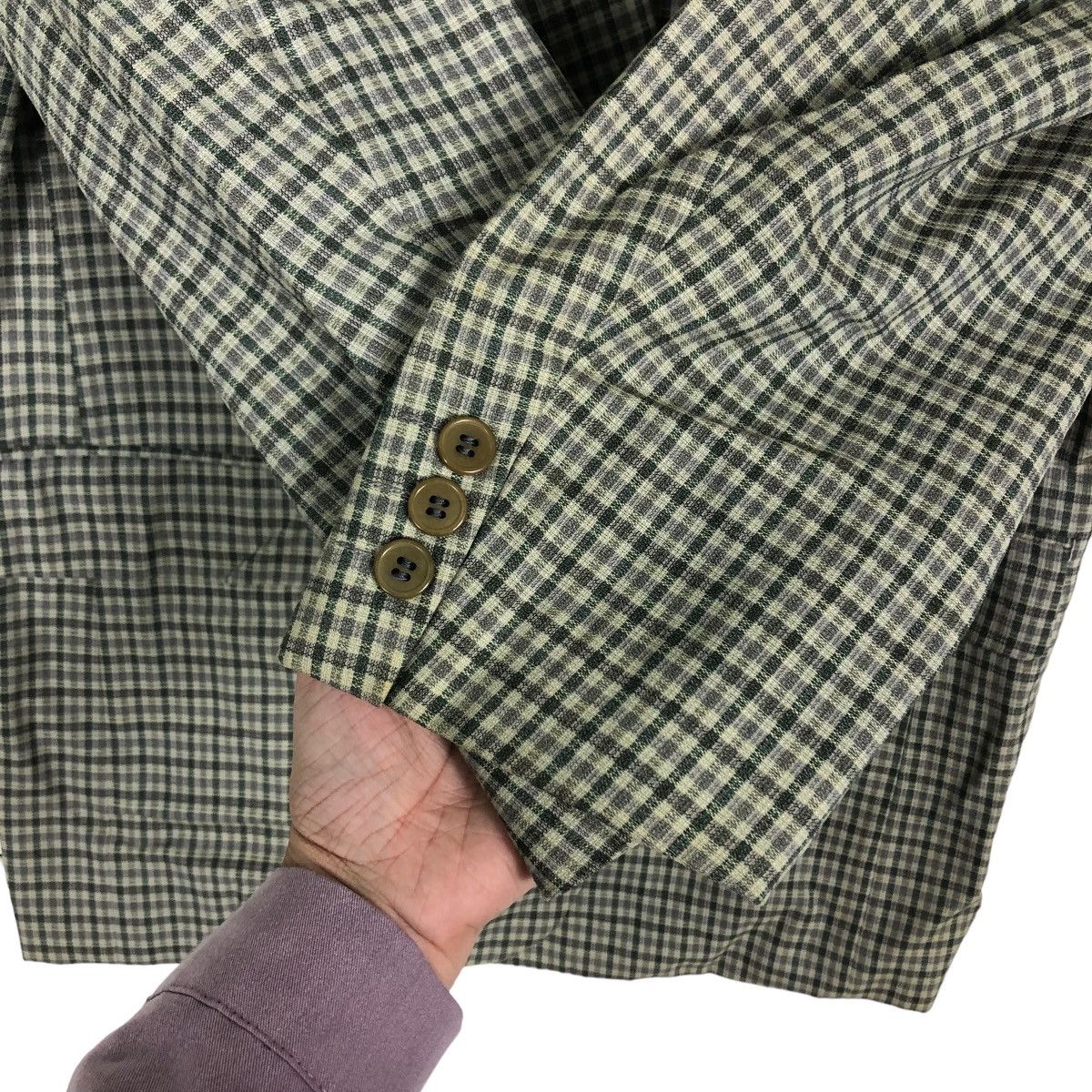 Yves Saint Laurent 🔥90s Vintage Double Breast Casual Jacket Yves Saint Laurent Size US M / EU 48-50 / 2 - 12 Thumbnail