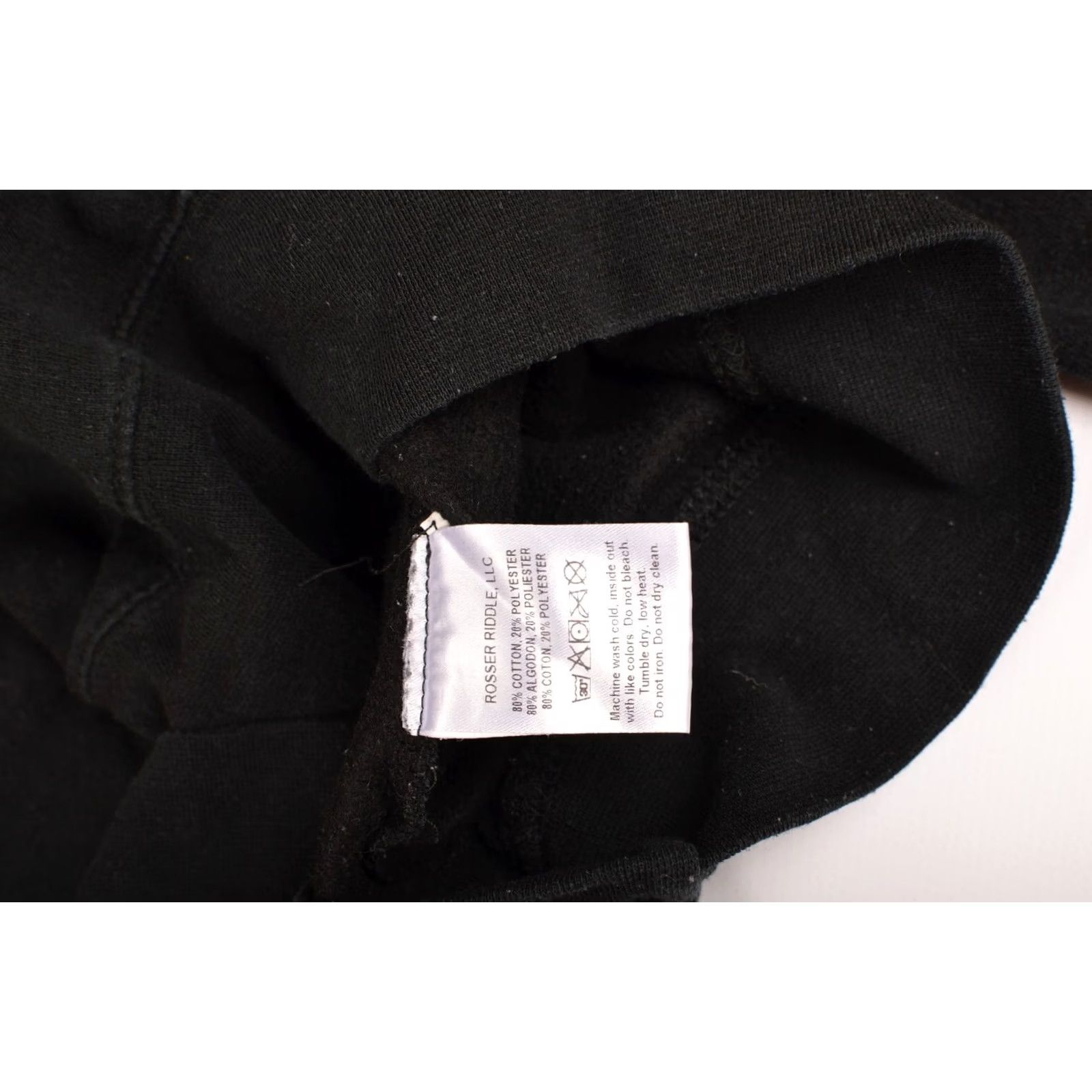 Vintage Rosser Riddle New York Vintage Cotton Blend Pullover Sweatshirt M Black USA Buttons Size US M / EU 48-50 / 2 - 6 Thumbnail