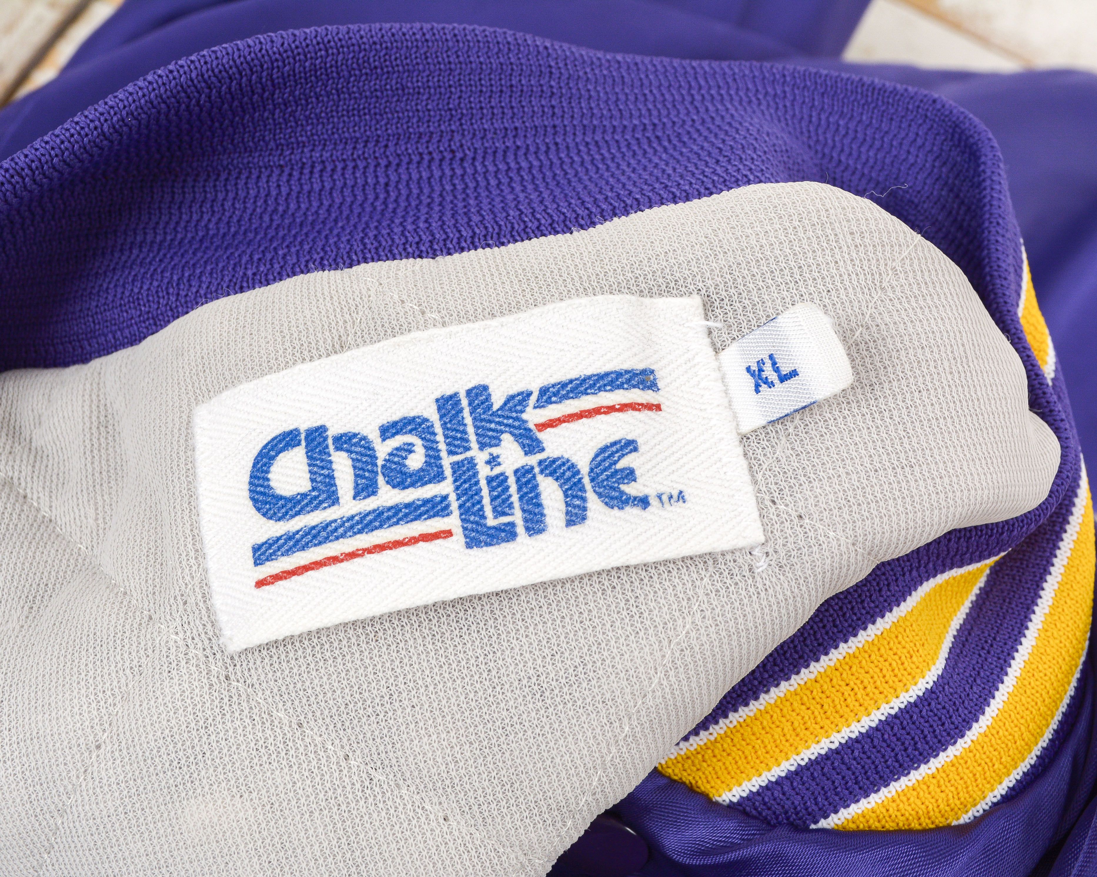 Chalk Line MINNESOTA VIKINGS 1970's Vintage men's L Nylon Satin Bomber Size US L / EU 52-54 / 3 - 6 Thumbnail