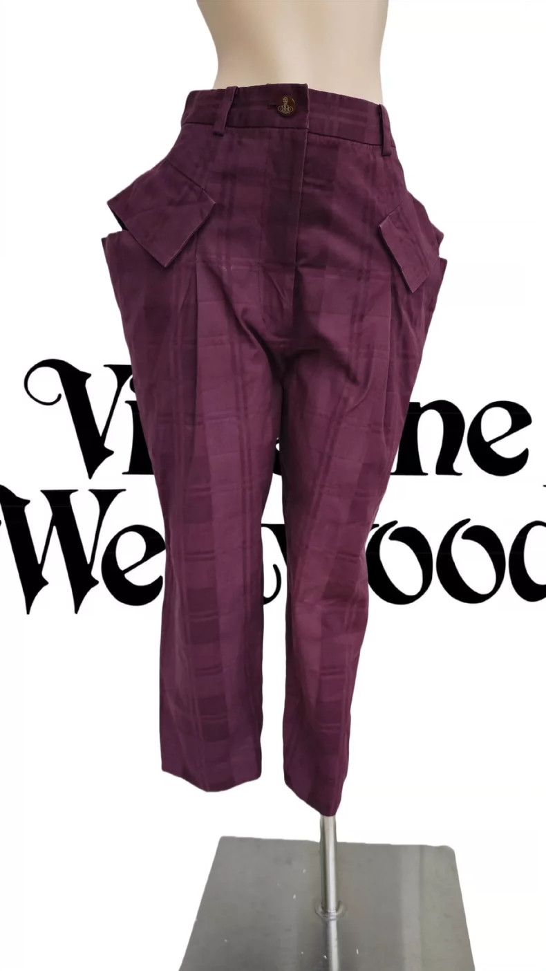 Vivienne Westwood sizeM Meizi checkered pattern deformed tr