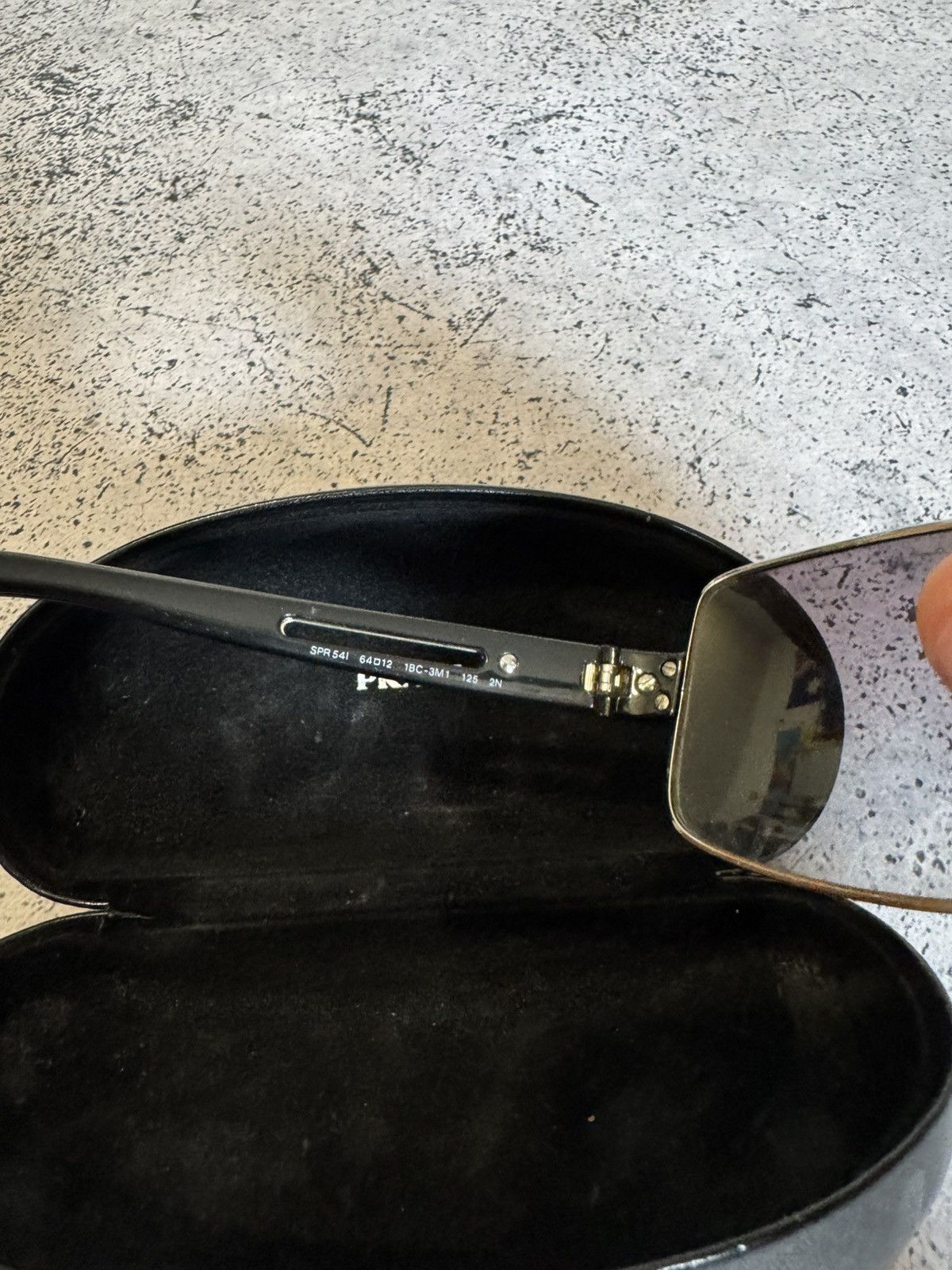 Prada PRADA SUNGLASSES MEN ARI GOLD SPR 55H Size ONE SIZE - 9 Thumbnail