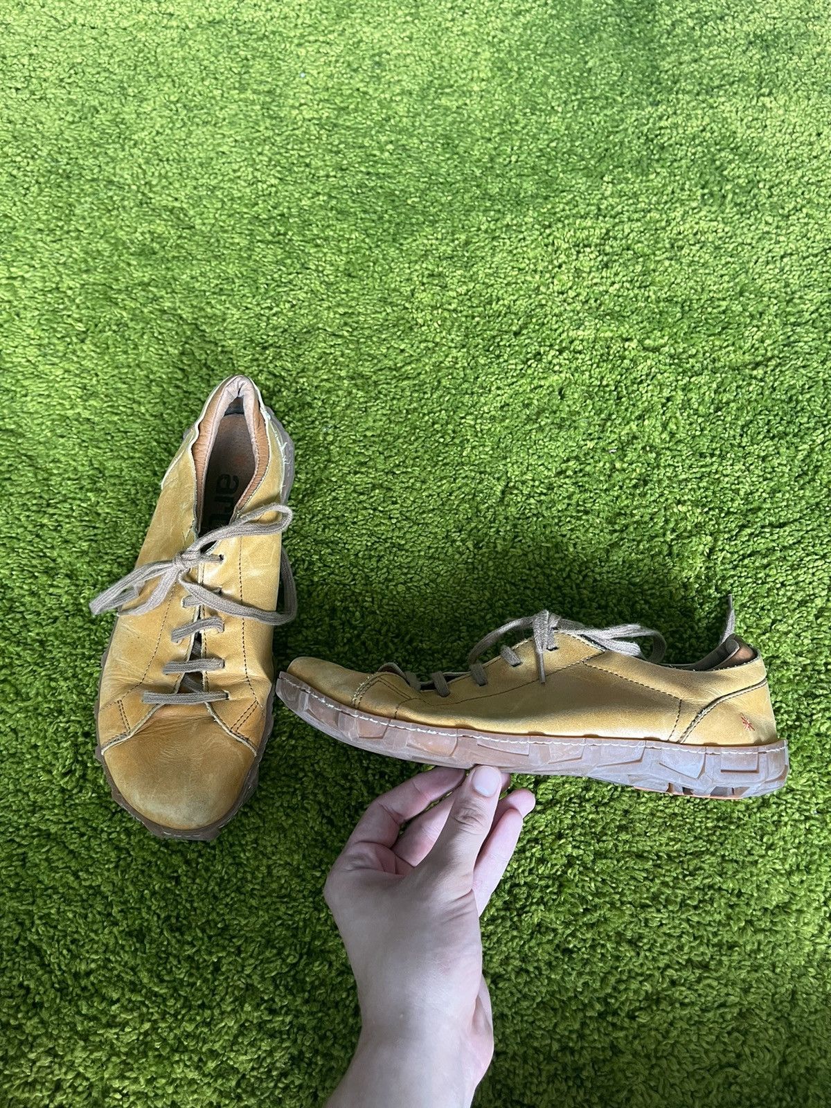 Designer The Art Company avant garde leather shoes Size US 11 / EU 44 - 1 Thumbnail