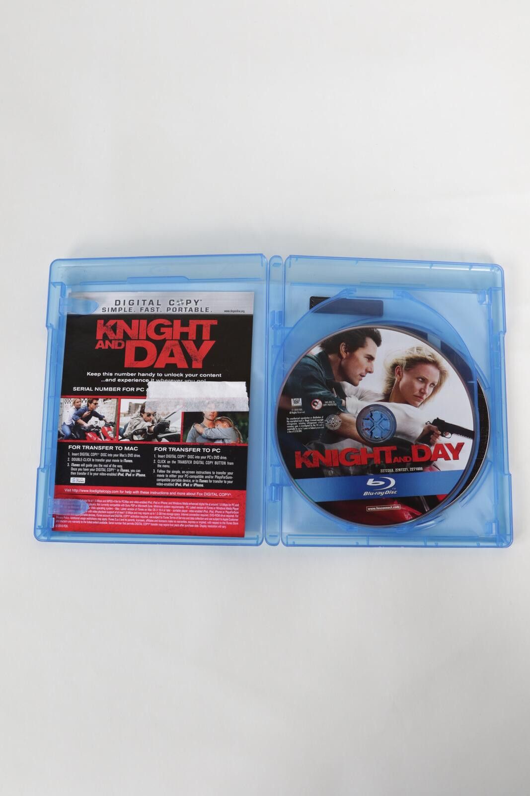 Other 2010's Blu-Ray Tom Cruise Knight And Day DVD Size ONE SIZE - 4 Thumbnail