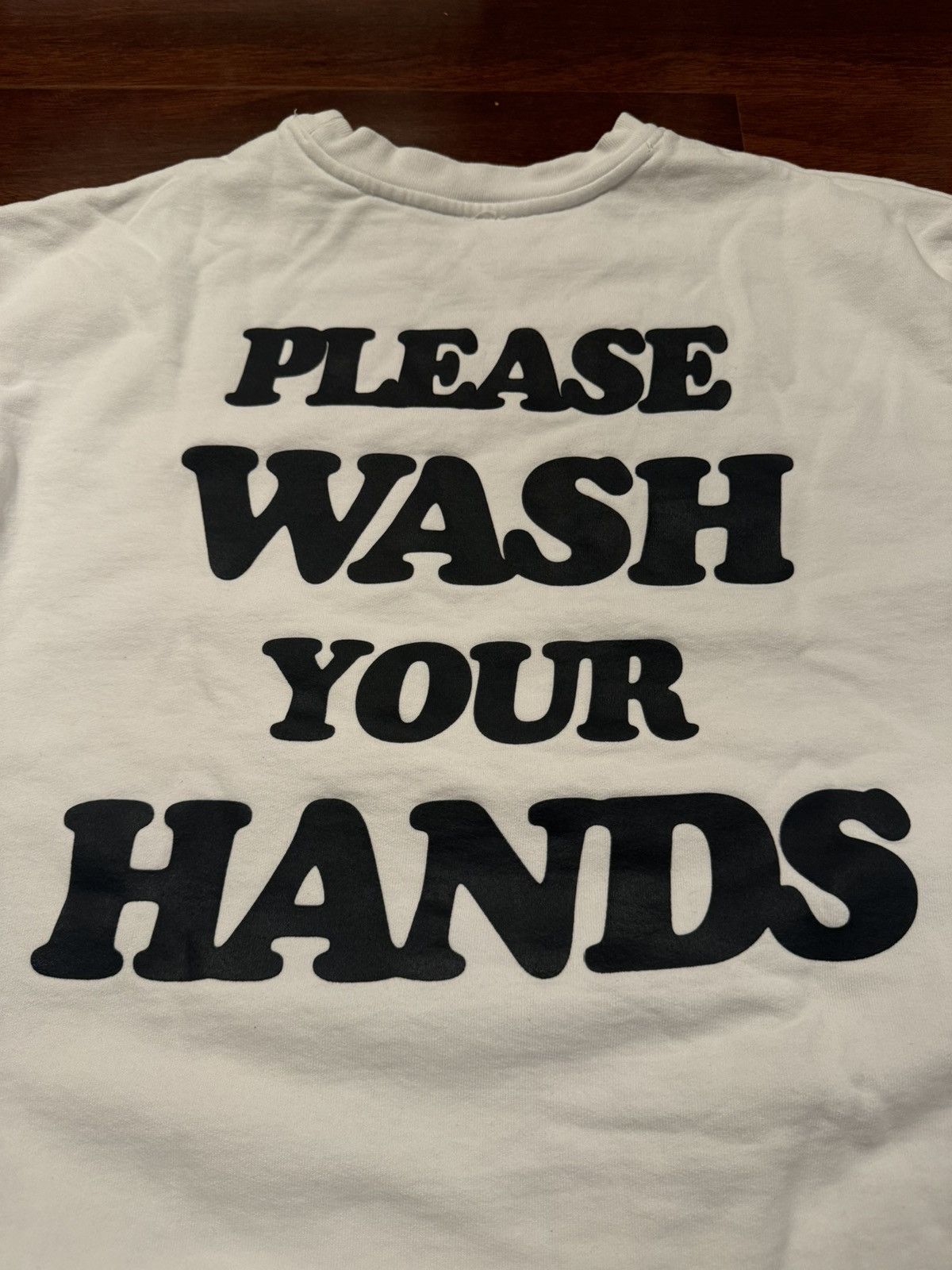 Talentless White Talentless Please Wash Your Hands Crewneck Size US XL / EU 56 / 4 - 4 Thumbnail