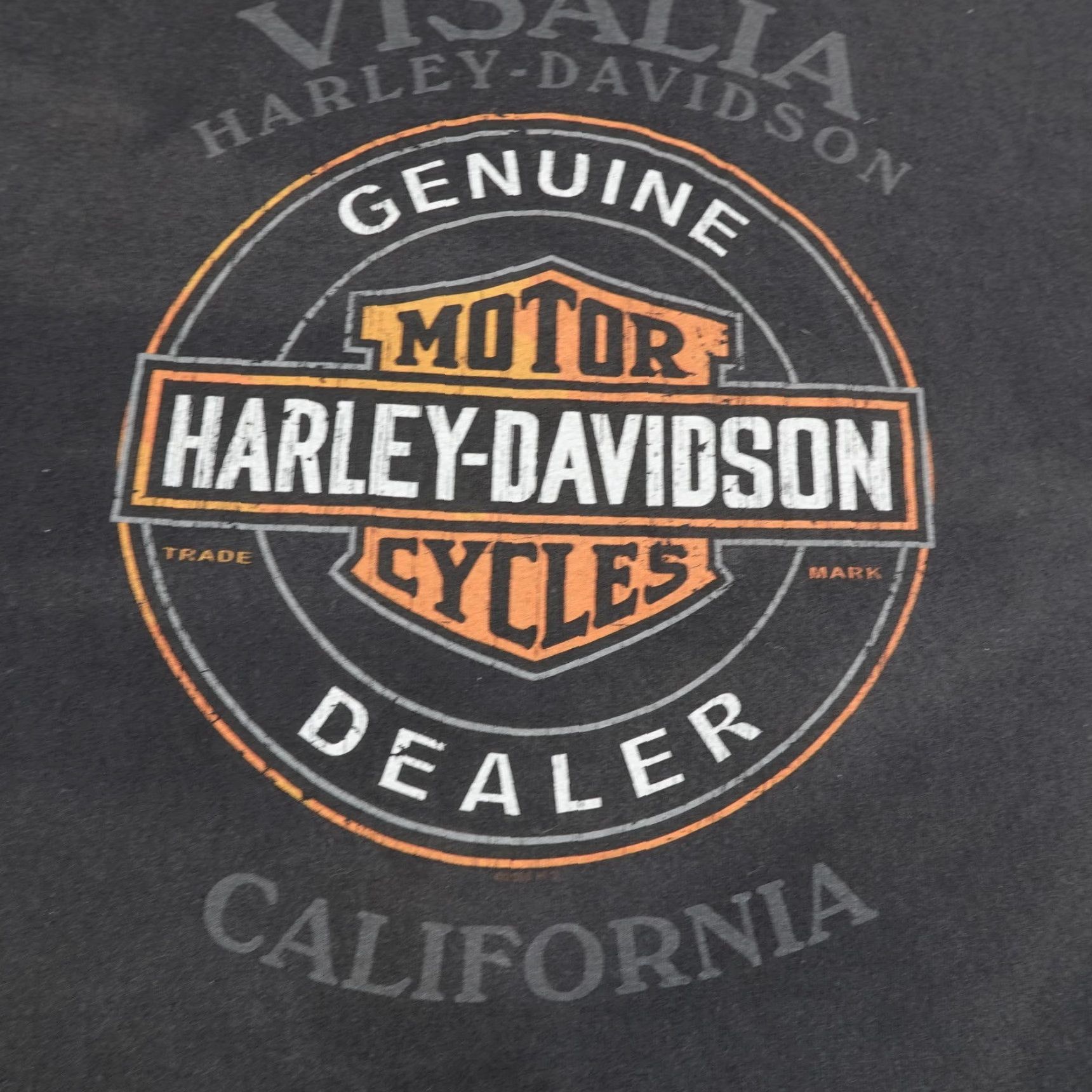 Harley Davidson Vintage Harley-Davidson T-Shirt Men XL Black Graphic Print Biker Motorcycle 2000s Visalia Size US XL / EU 56 / 4 - 7 Thumbnail
