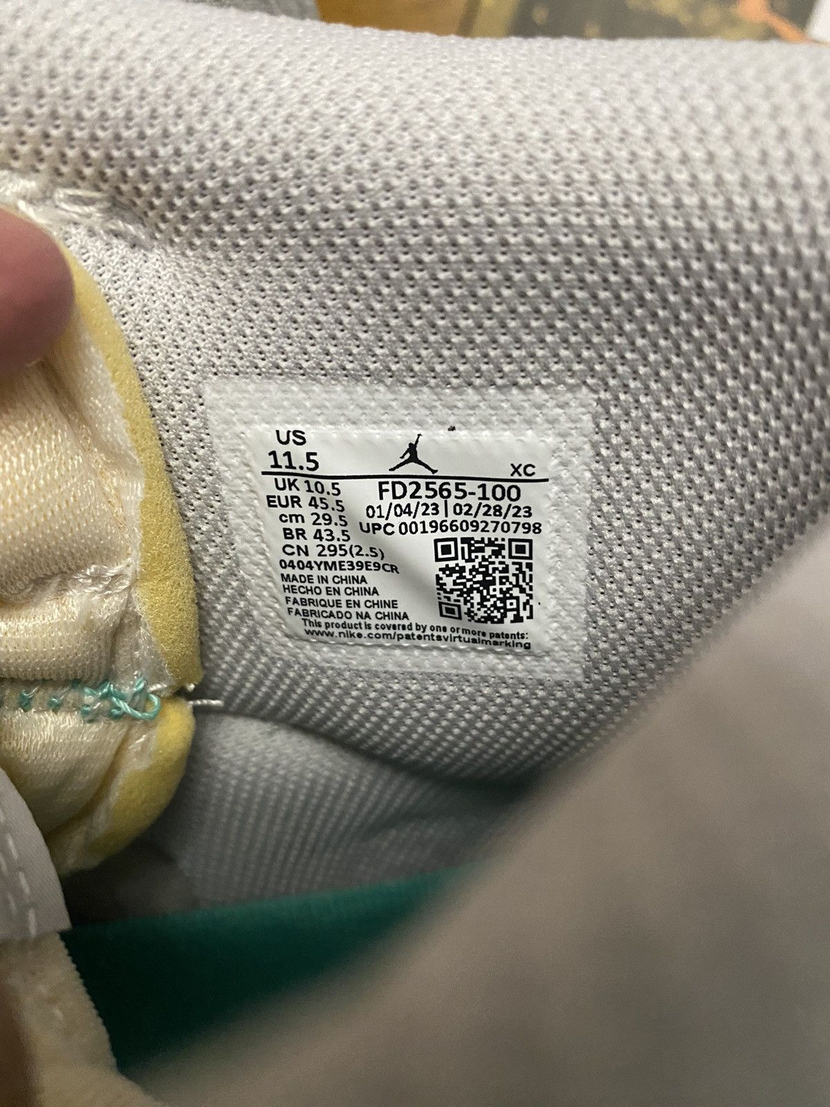 Jordan Brand × Nike × Union LA Size 11.5 - Jordan 1 Retro Union LA Bephies Beauty Men's Size US 11.5 / EU 44-45 - 7 Thumbnail