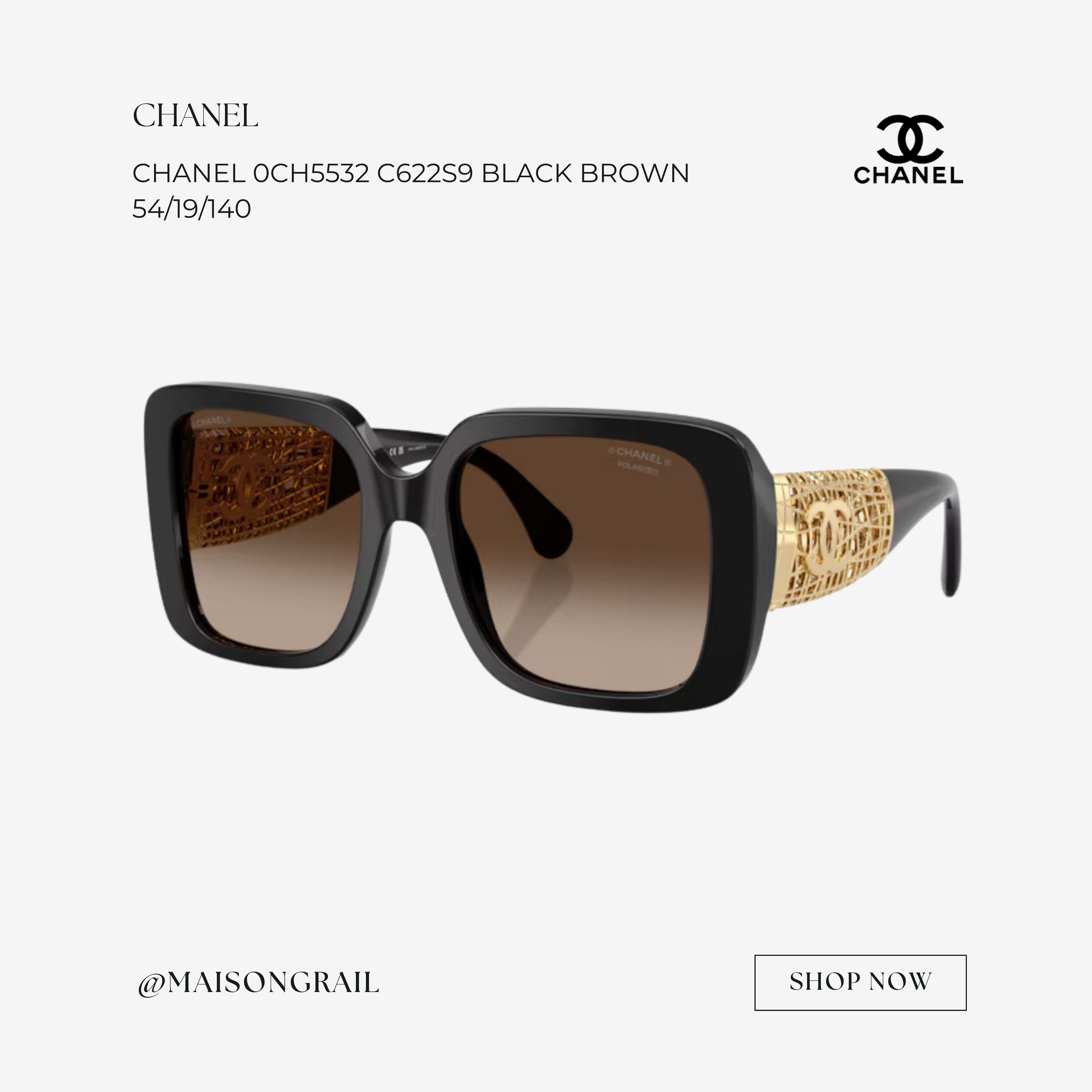 Chanel CHANEL 0CH5532 C622S9 SUNGLASSES Size ONE SIZE - 1 Thumbnail