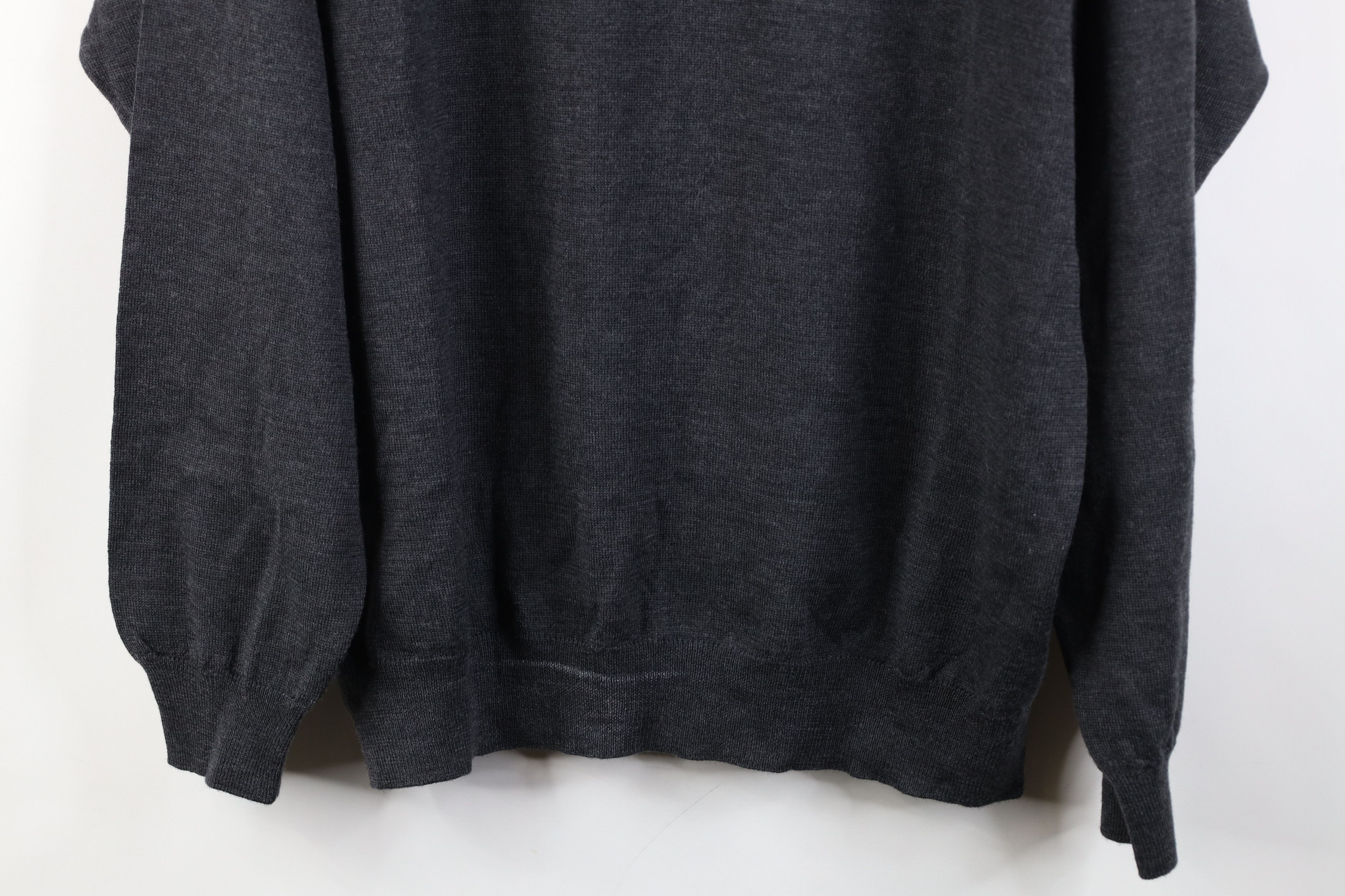 Vintage Vintage 90s Streetwear Merino Wool Knit Collared Sweater Size US L / EU 52-54 / 3 - 3 Thumbnail