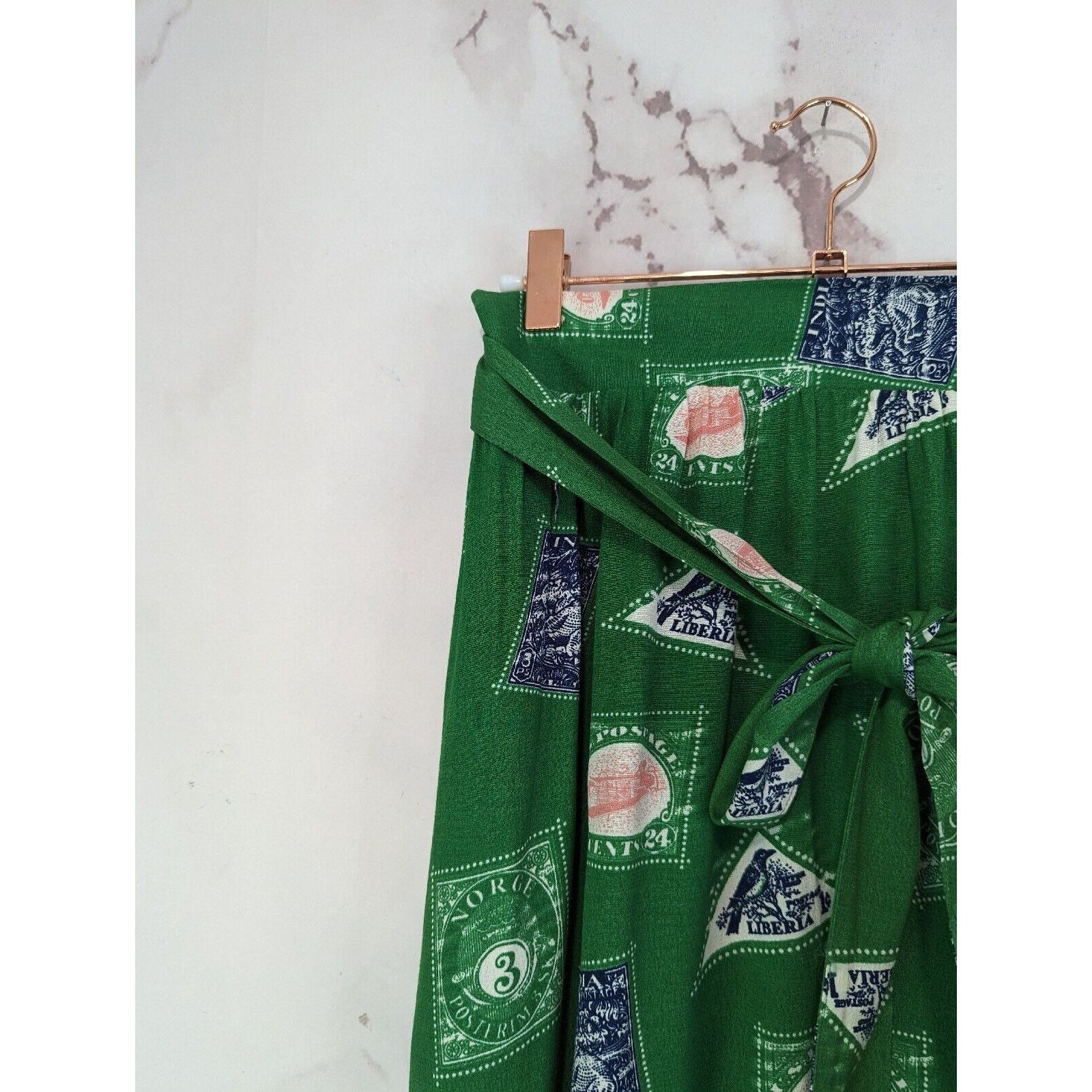 Anthropologie Anthropologie Porridge Skirt Women XS Getaway Stamp Bird Size 26" / US 2 / IT 38 - 2 Thumbnail
