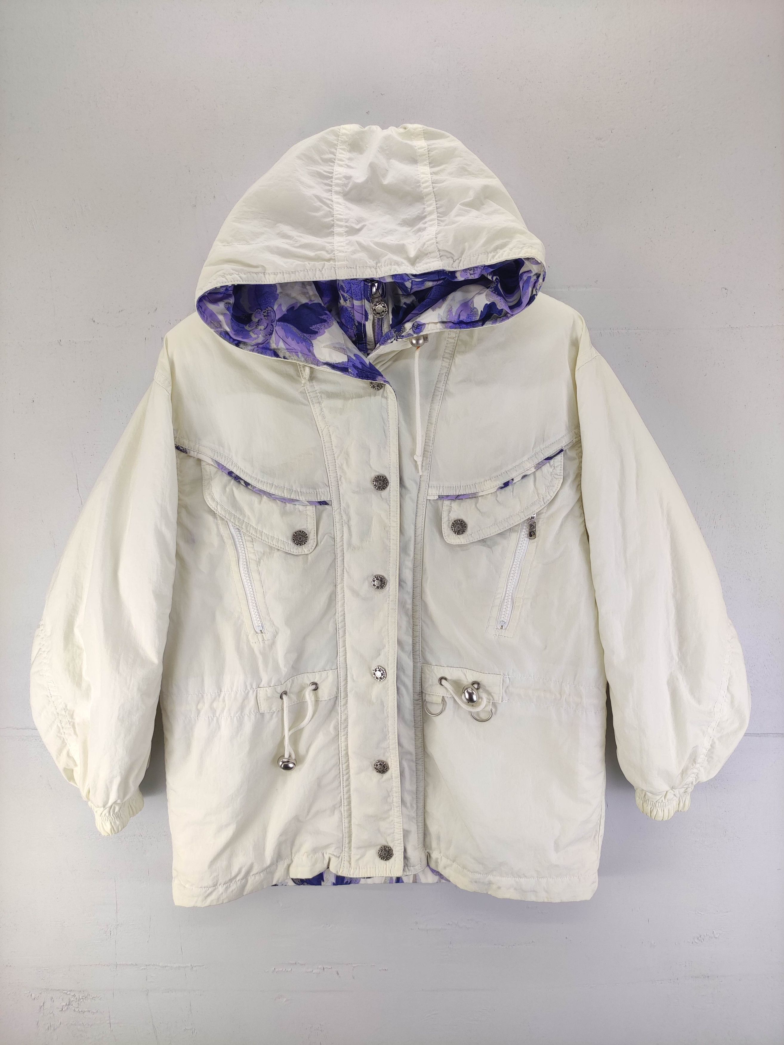 Courreges Vintage Courreges Embroidered Logo Ski Jacket Hoodie Size M / US 6-8 / IT 42-44 - 1 Thumbnail