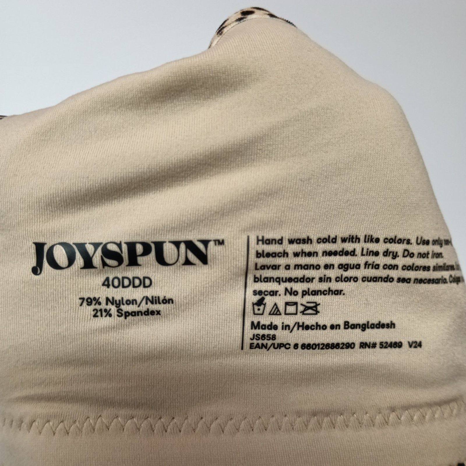 Other Joyspun Wired Full Coverage T-shirt Bra Women's Size 40DDD Size ONE SIZE - 6 Thumbnail