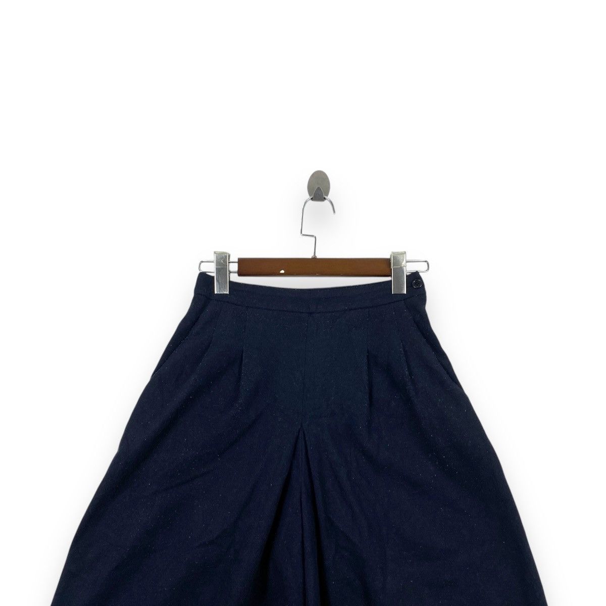 Uniqlo UNIQLO X INES DE LA FRESSANGE Navy Culottes Wide Leg Pant Size 24" / US 00 / IT 34 - 2 Thumbnail