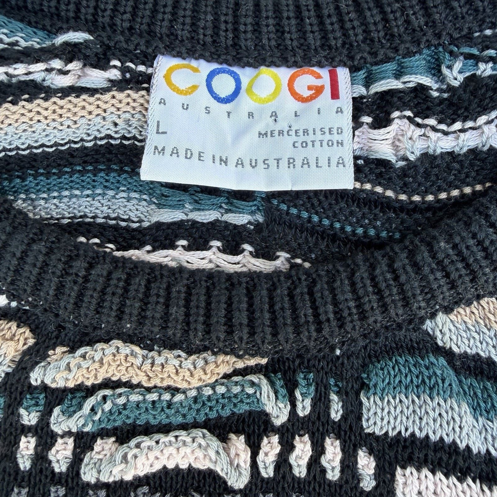 Coogi × Vintage Vintage 90s Coogi Knit Sweater Size Large Biggie Bill Cosby Size US L / EU 52-54 / 3 - 3 Thumbnail