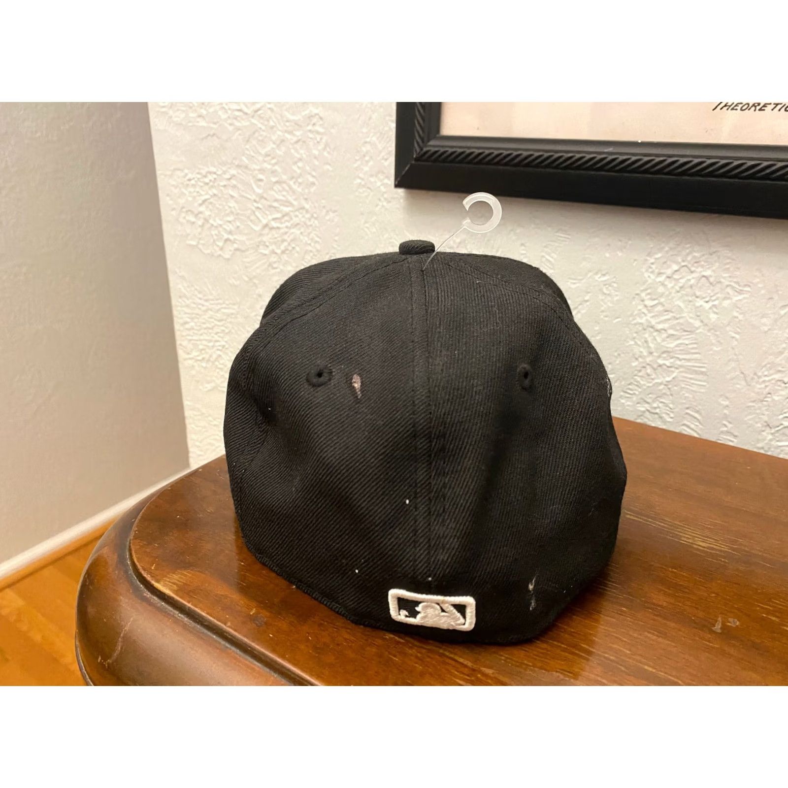 New Era MLB Chicago White Sox 59FIFTY New Era Hat Cap Black 6 7/8 Fitted Mens Size ONE SIZE - 3 Thumbnail