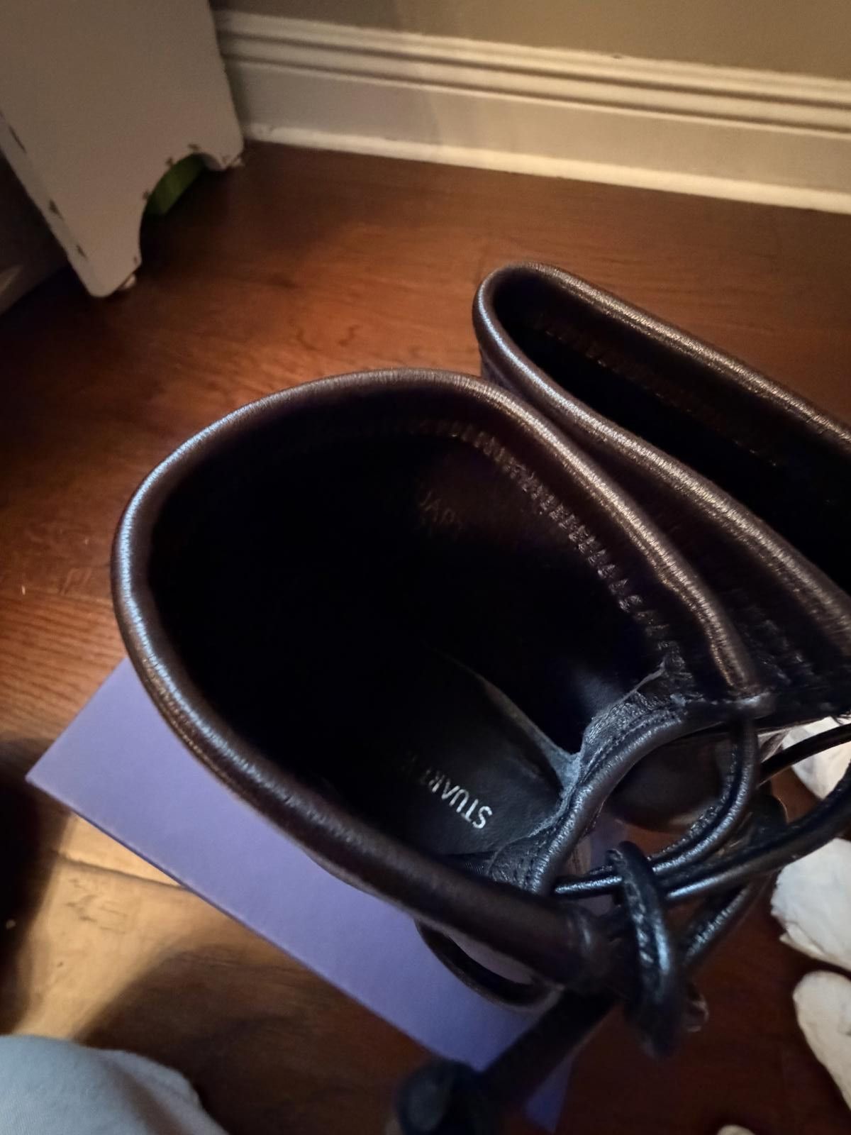 Stuart Weitzman Stuart Weitzman Black Leather Ankle Boots Size 7 Size US 7 / IT 37 - 11 Thumbnail