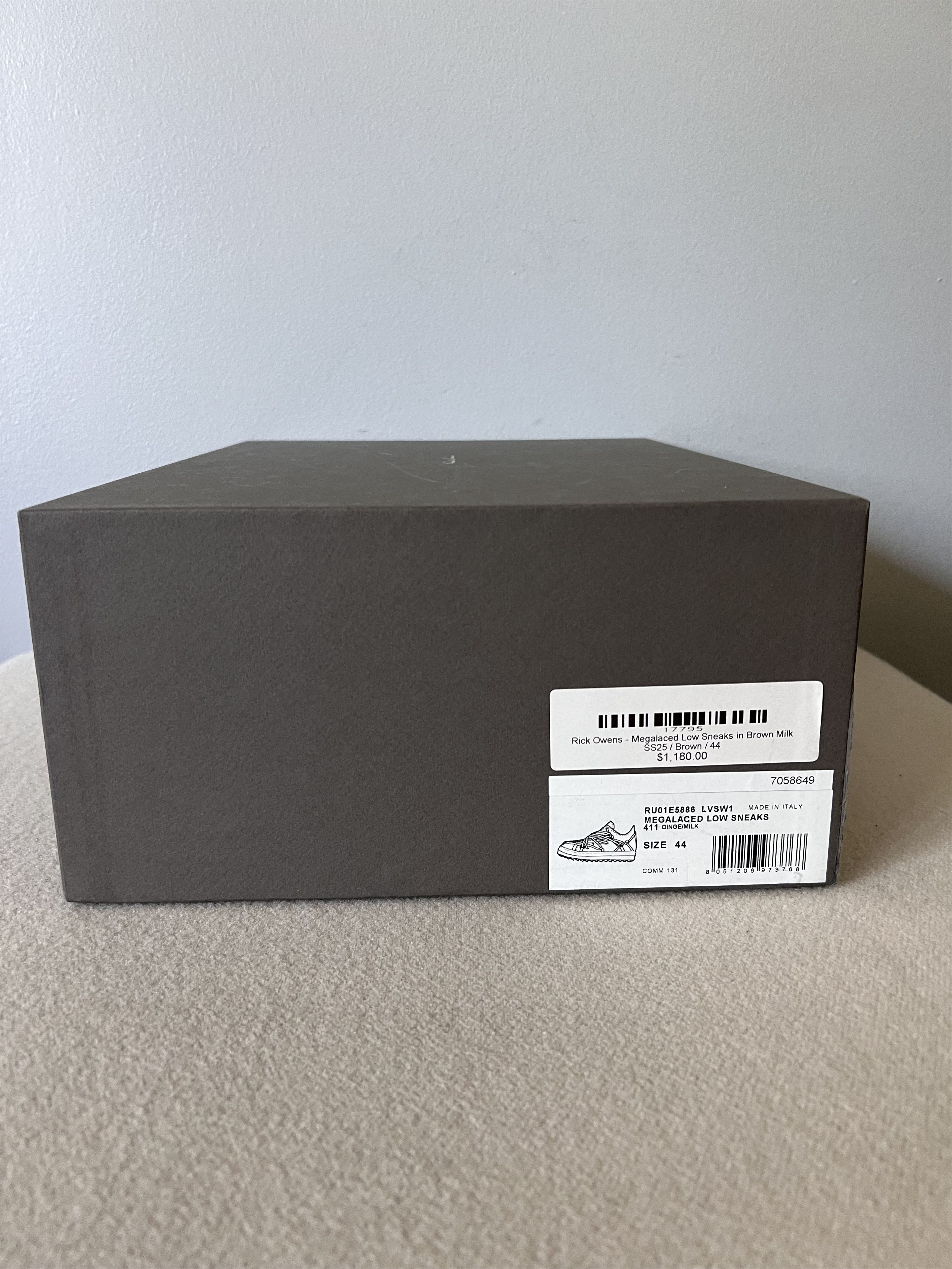 Rick Owens Rick Owens Megalace Ramones Low in Dinge Milk Size US 11 / EU 44 - 8 Thumbnail