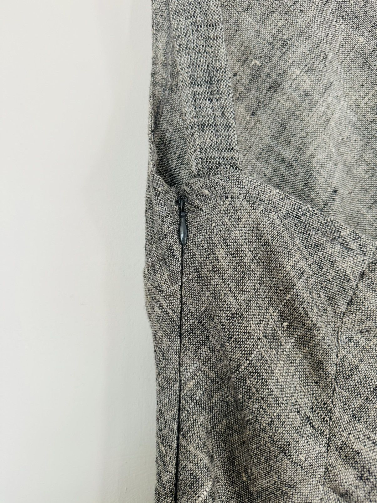 Philosophy di Lorenzo Serafini Philosophy Di Alberta Ferretti gray linen maxi gown Size XL / US 12-14 / IT 48-50 - 6 Thumbnail