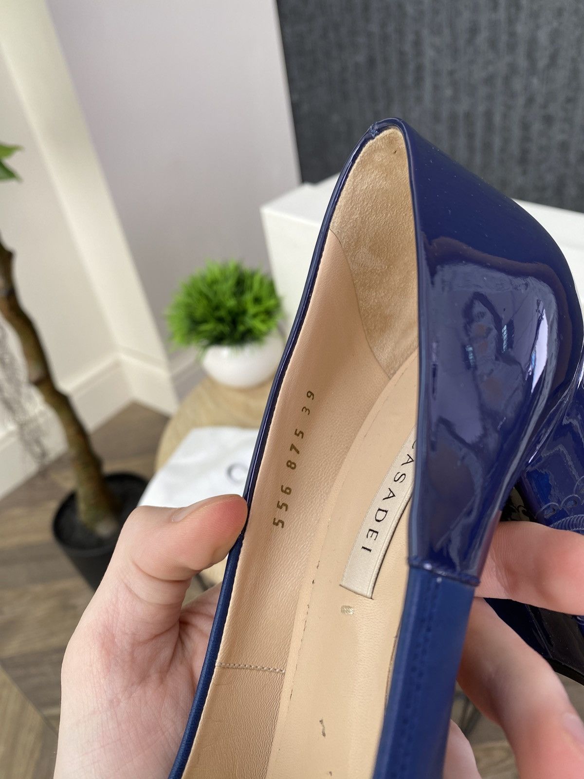 Casadei Casadei Blue Leather Pumps Heels Women’s Size US 9 / IT 39 - 8 Thumbnail