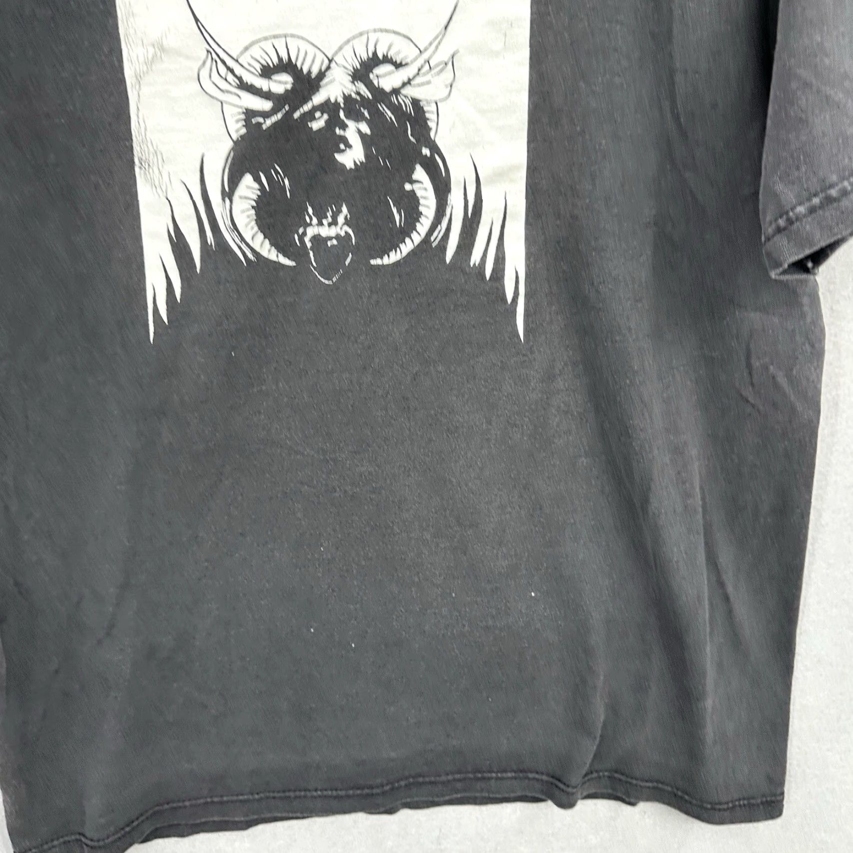 Born VINTAGE Black Graphic Print Shirt Mens Medium 90s Punk Band Mazzy Star Size US M / EU 48-50 / 2 - 4 Thumbnail