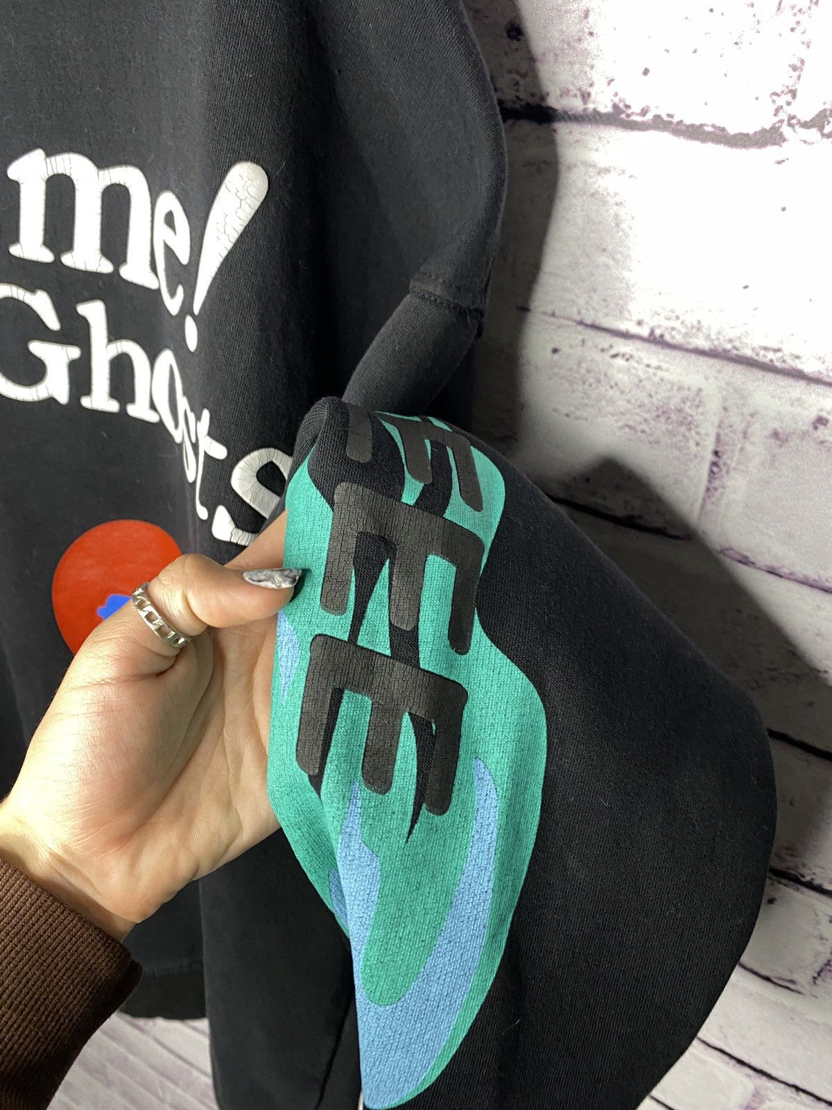 Rap Tees Y2K Kanye West "Lucky Me I See Ghosts" Bootleg Hoodie Size US XXL / EU 58 / 5 - 8 Thumbnail