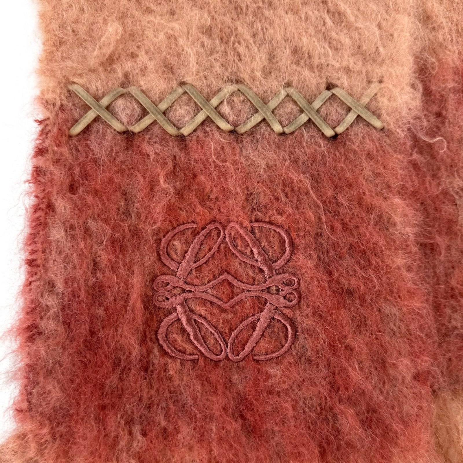 Loewe Loewe Pink Mohair Scarf Size ONE SIZE - 5 Thumbnail