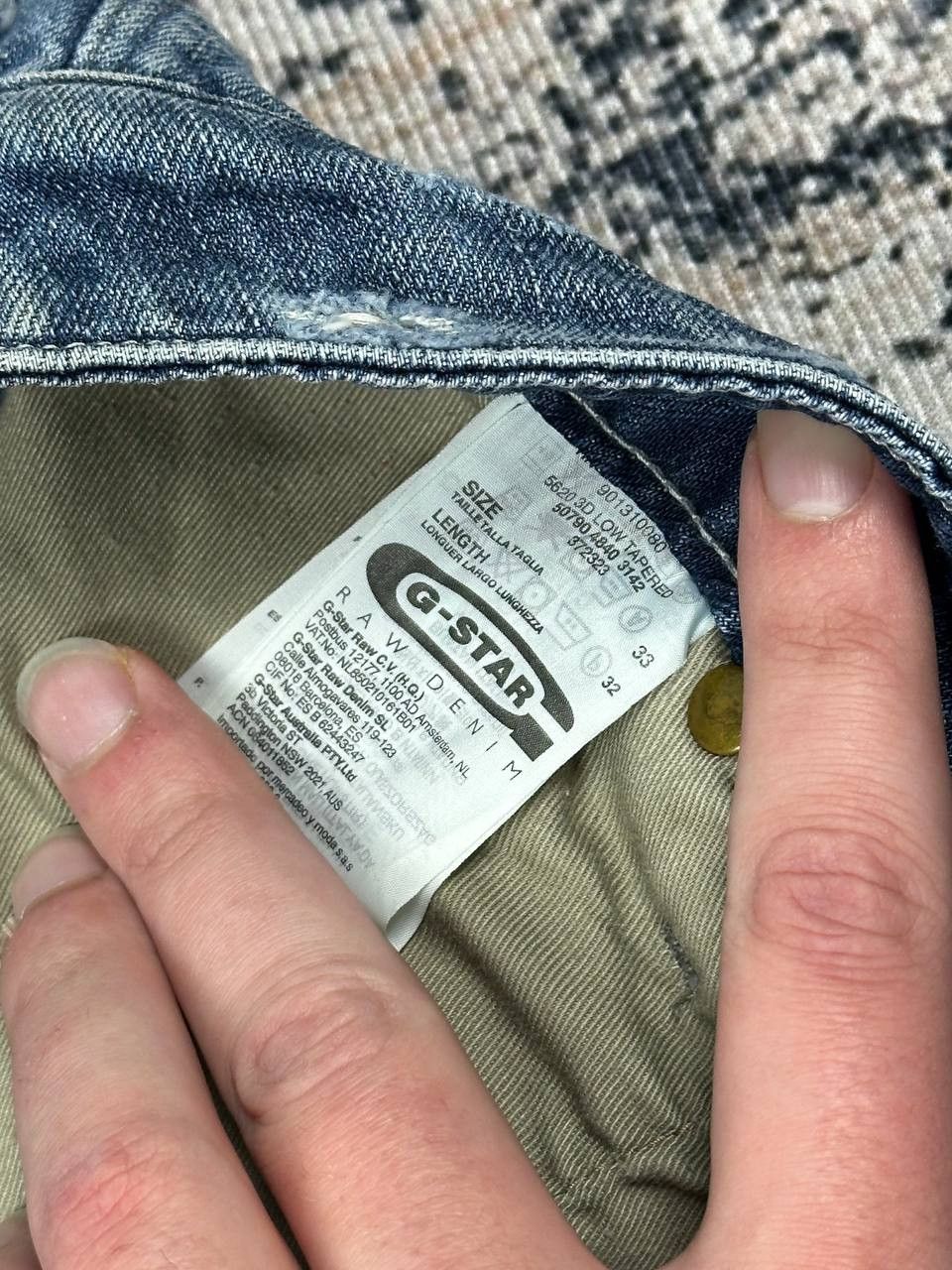 G-Star Vintage 00’s G-Star Denim Jeans Baggy Biker y2k Pants Size US 32 / EU 48 - 11 Thumbnail