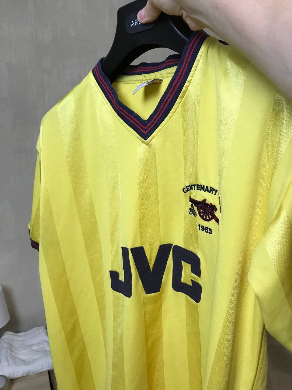 Vintage 🔥 Vintage 1985 Arsenal Soccer Jersey Shirt Football Mens Size US L / EU 52-54 / 3 - 6 Thumbnail