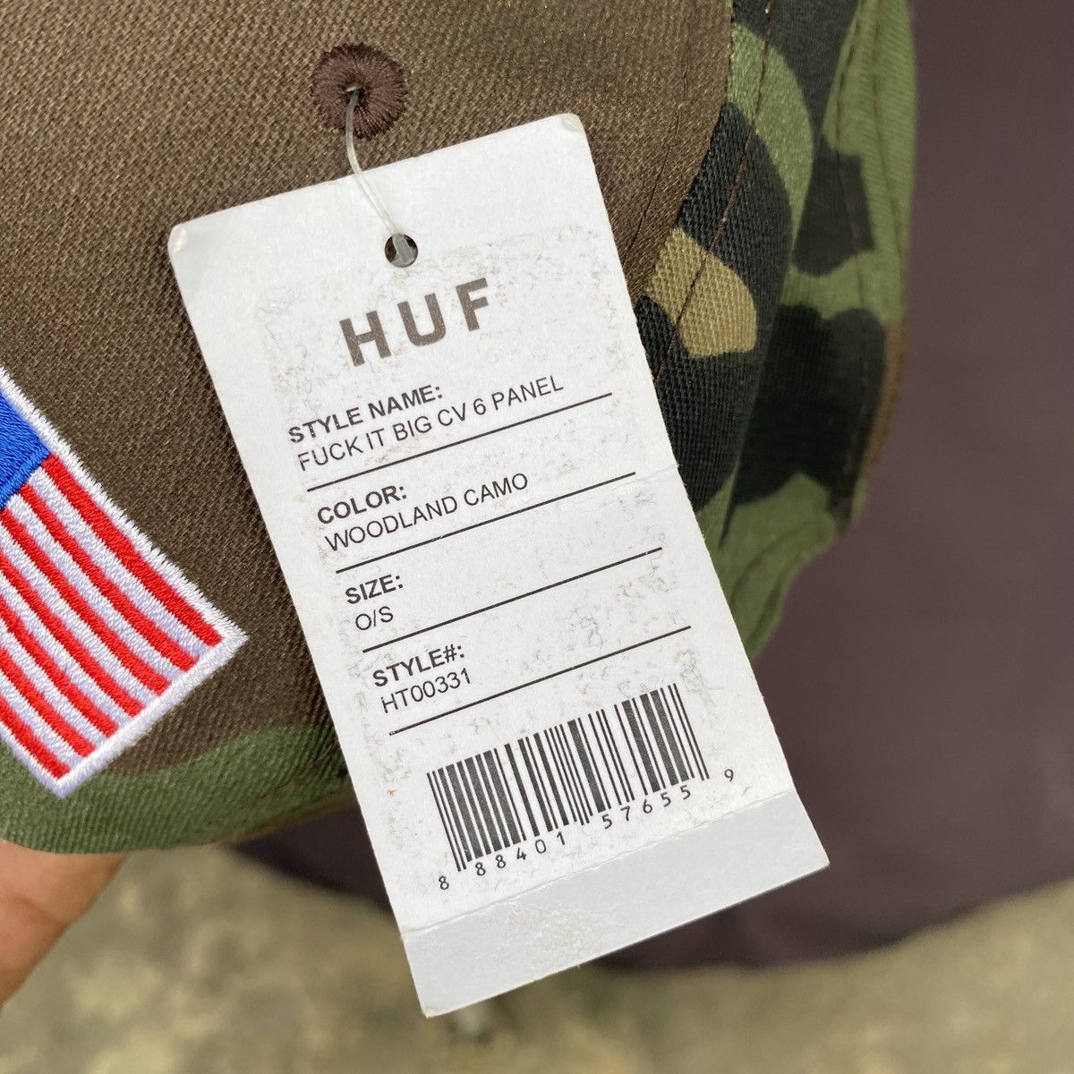 Huf HUF fuck it woodland camo cap Size ONE SIZE - 7 Thumbnail