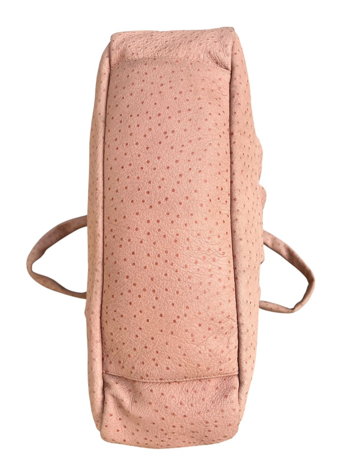 Leather Tsumori Chisato Japan Peach Ostrich Leather Weekend Bag Size ONE SIZE - 16 Thumbnail