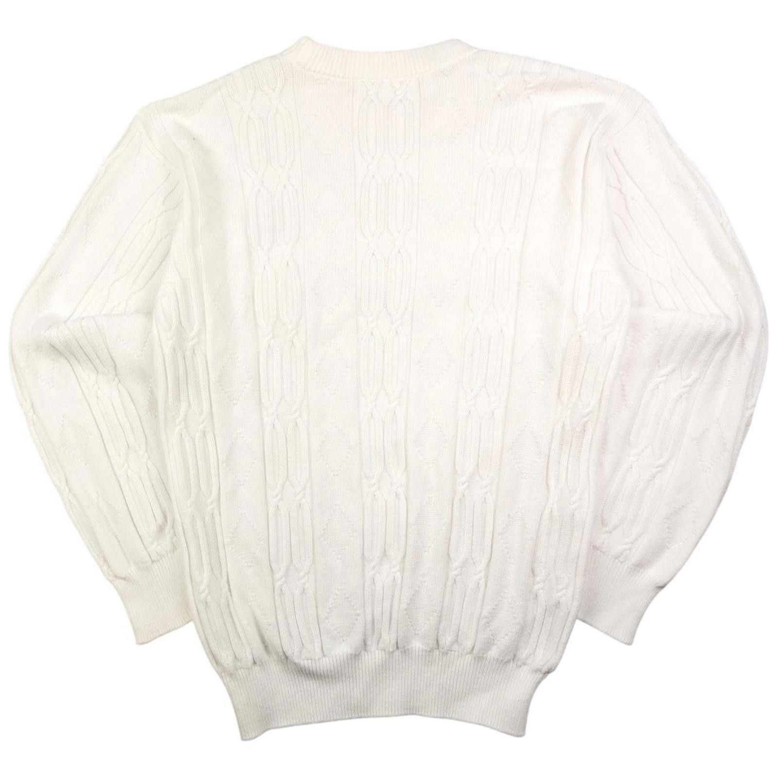 Burberry Vintage Burberry Embroidered Cable Knit Jumper Size S Size US S / EU 44-46 / 1 - 2 Thumbnail
