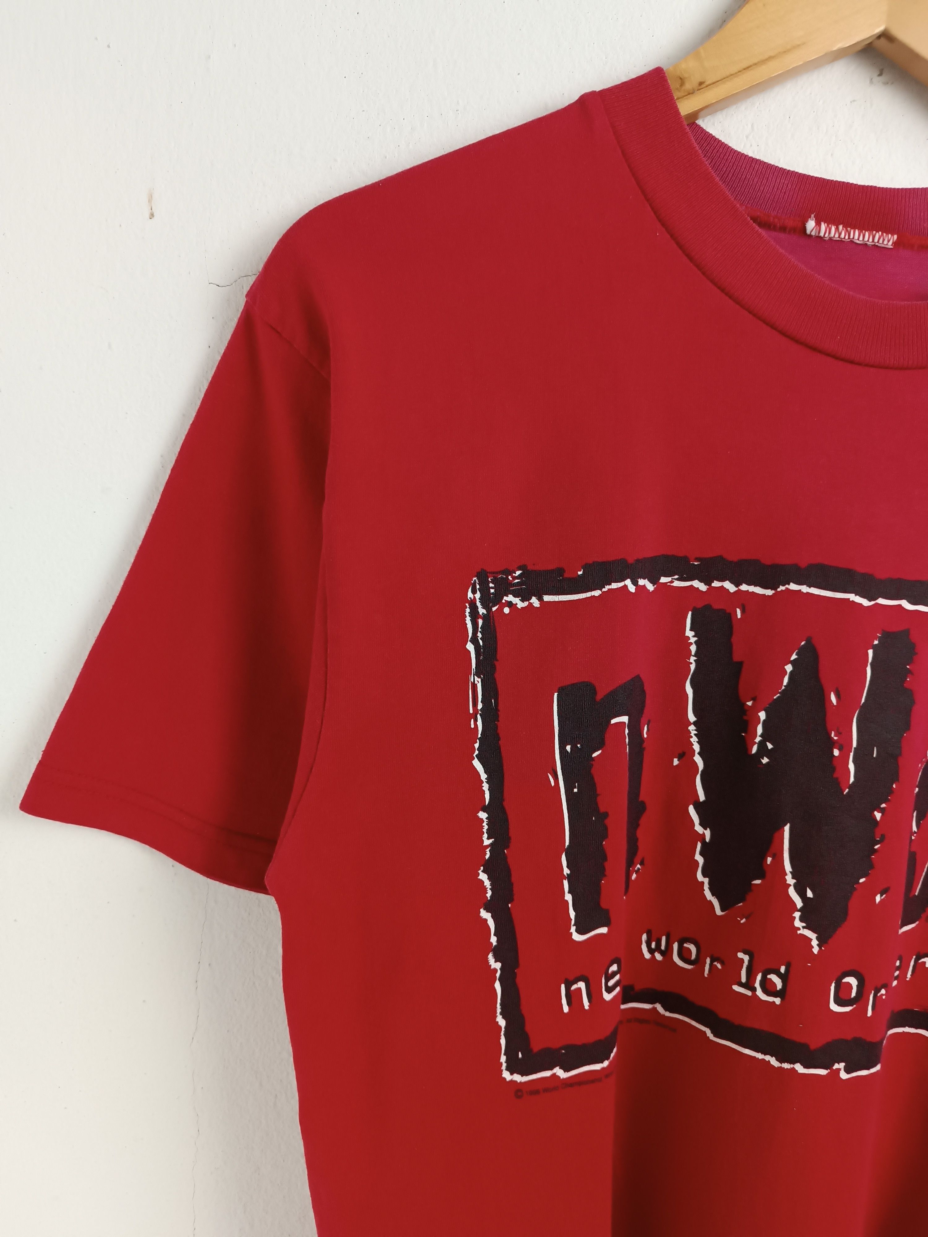 Vintage VINTAGE 90'S N.W.O NEW WORLD ORDER HOGAN NASH VERY RARE TEE Size US S / EU 44-46 / 1 - 5 Thumbnail