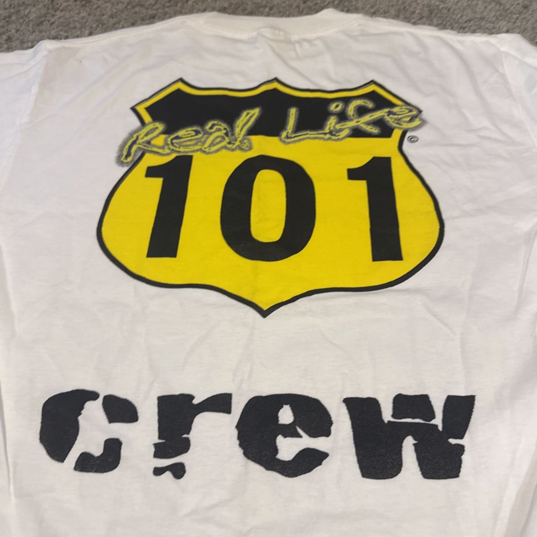 Alife VINTAGE Real Life 101 TV Show Promo Crew Employee Television White XL T-Shirt Size US XL / EU 56 / 4 - 3 Thumbnail