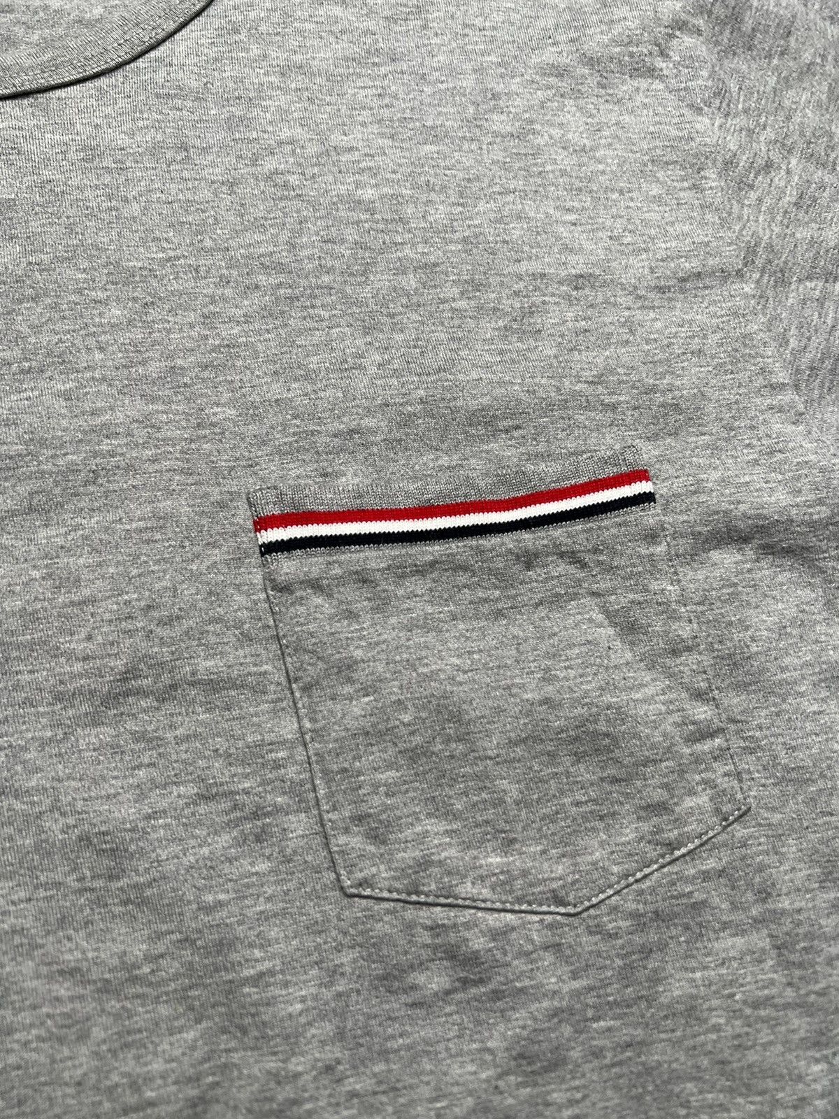 Thom Browne Thom Browne RWB Pocket tee Size US L / EU 52-54 / 3 - 8 Thumbnail