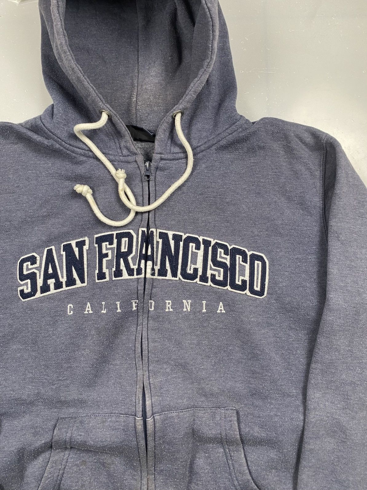 Vintage Vintage y2k San Francisco California Zip Up Hoodie Size US L / EU 52-54 / 3 - 2 Thumbnail