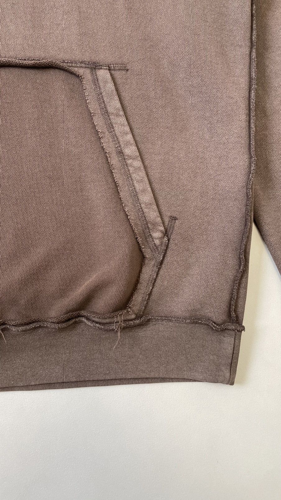 Maison Margiela S/S 19 Inside Out Seam Washed Cotton Hoodie Size US M / EU 48-50 / 2 - 10 Thumbnail