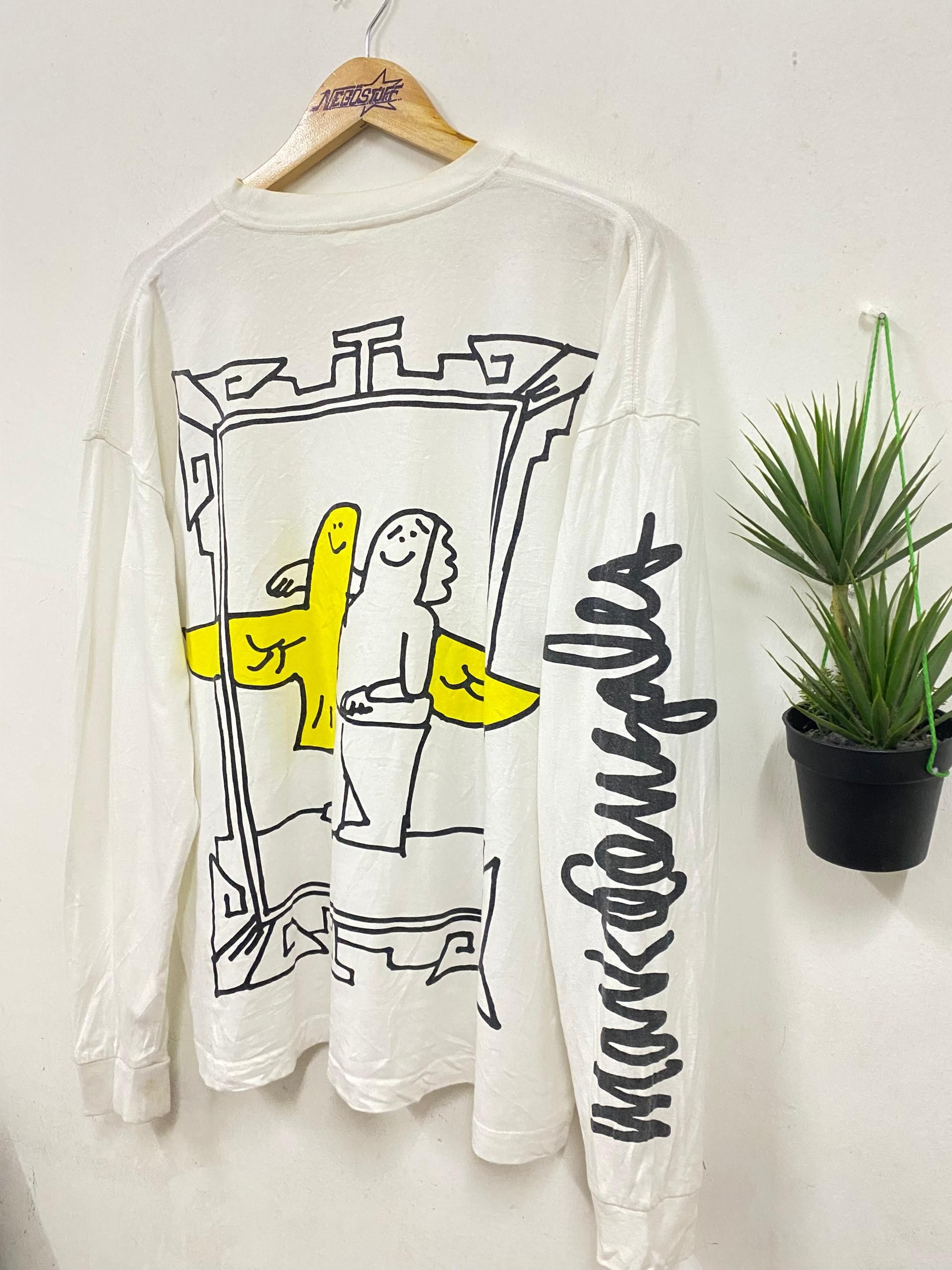 Vintage vintage Y2K Mark Gonzales Streetwear back hit t shirt Size US XL / EU 56 / 4 - 2 Thumbnail