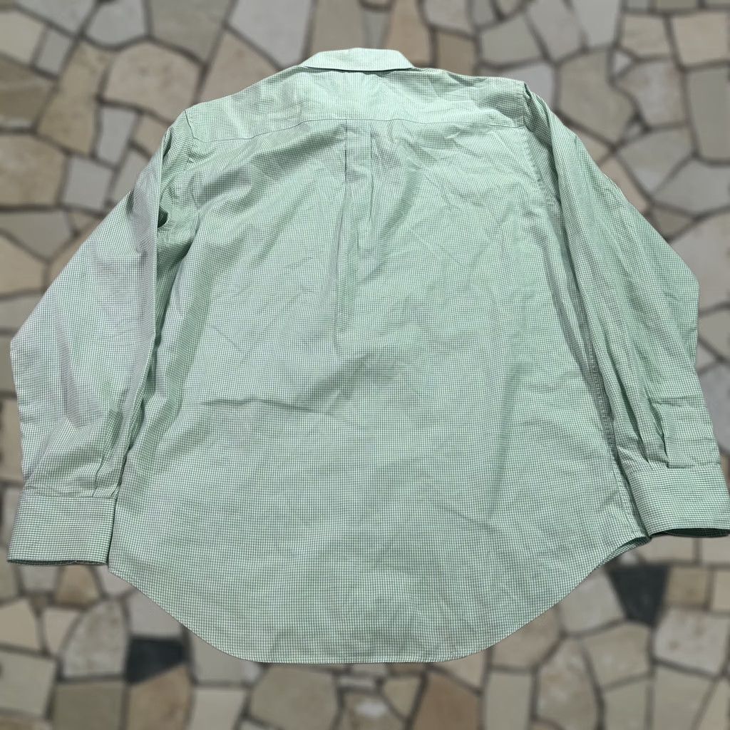 Vintage Clubhouse Collection Mens Large Green Check Golf Long Sleeve Button Up Shirt Size US L / EU 52-54 / 3 - 1 Thumbnail