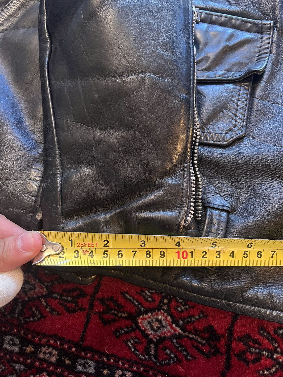 Vintage Vintage 50’s cropped leather moto biker jacket Size US S / EU 44-46 / 1 - 22 Thumbnail