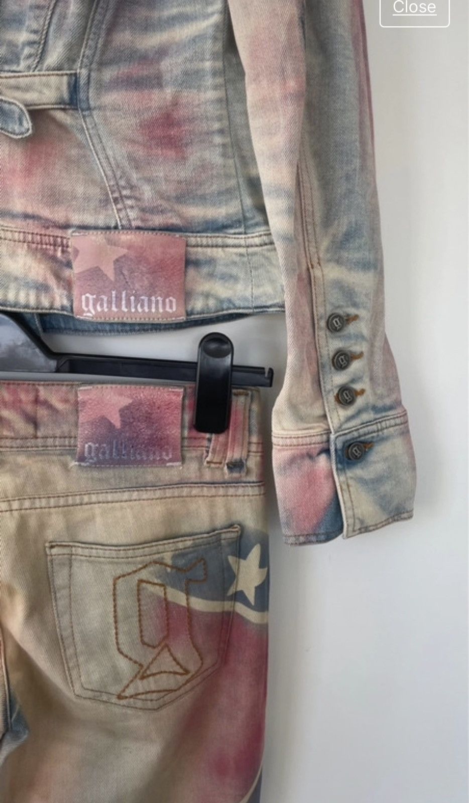 John Galliano John Galliano denim flag set Size S / US 4 / IT 40 - 3 Thumbnail