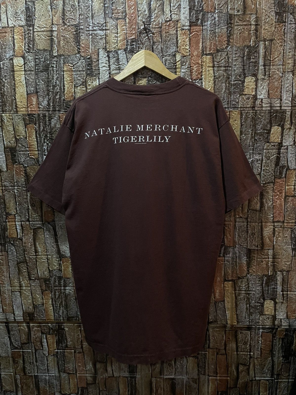 Band Tees VINTAGE 1995 NATALIE MERCHANT TIGER LILY ALBUM T SHIRT Size US XL / EU 56 / 4 - 2 Thumbnail