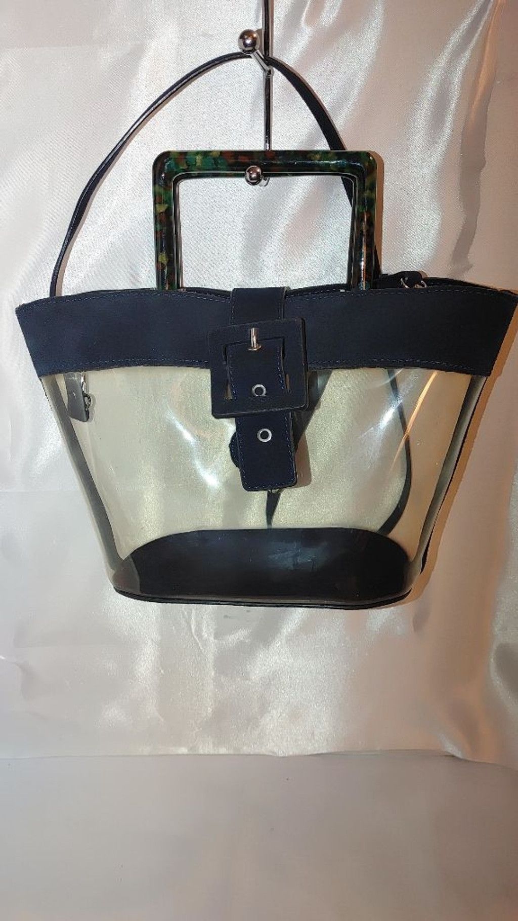 Zara ZARA Vinyl & Suede Crossbody Bag Size ONE SIZE - 3 Thumbnail