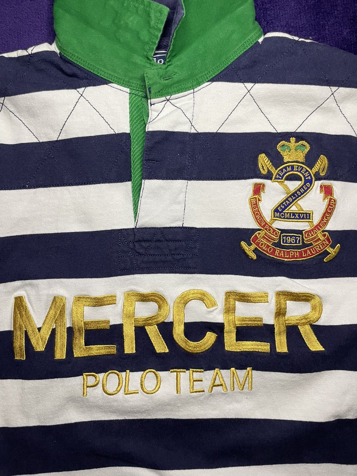 Polo Ralph Lauren × Ralph Lauren Vintage Ralph Lauren longsleeve Mercer Polo Team Size US L / EU 52-54 / 3 - 11 Thumbnail