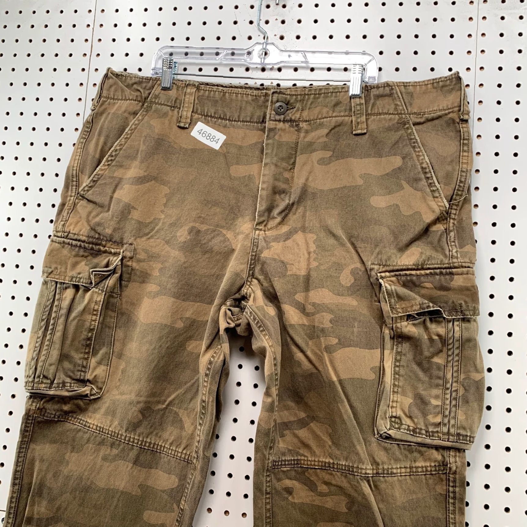 Vintage VINTAGE Cargo Camo Pants Mens 42x30 Camouflage Relaxed Microsanded Heavy Twill Size US 42 / EU 58 - 6 Thumbnail