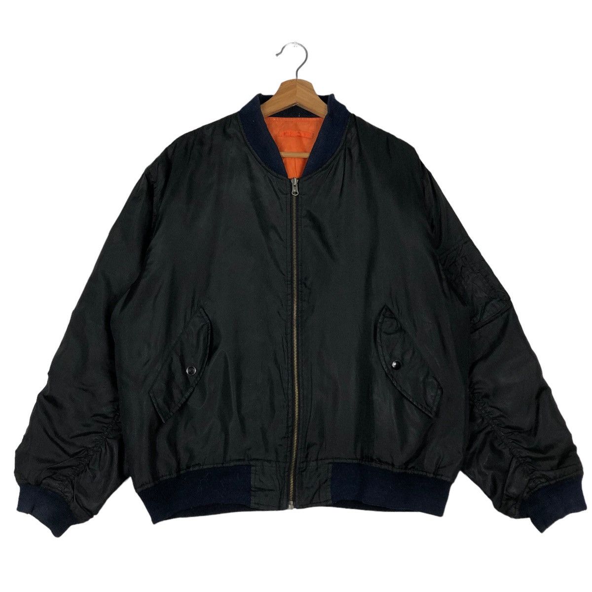 Japanese Brand 🔥Riot Riot Vintage Bomber Jacket Reversible Design USA Size US L / EU 52-54 / 3 - 1 Thumbnail